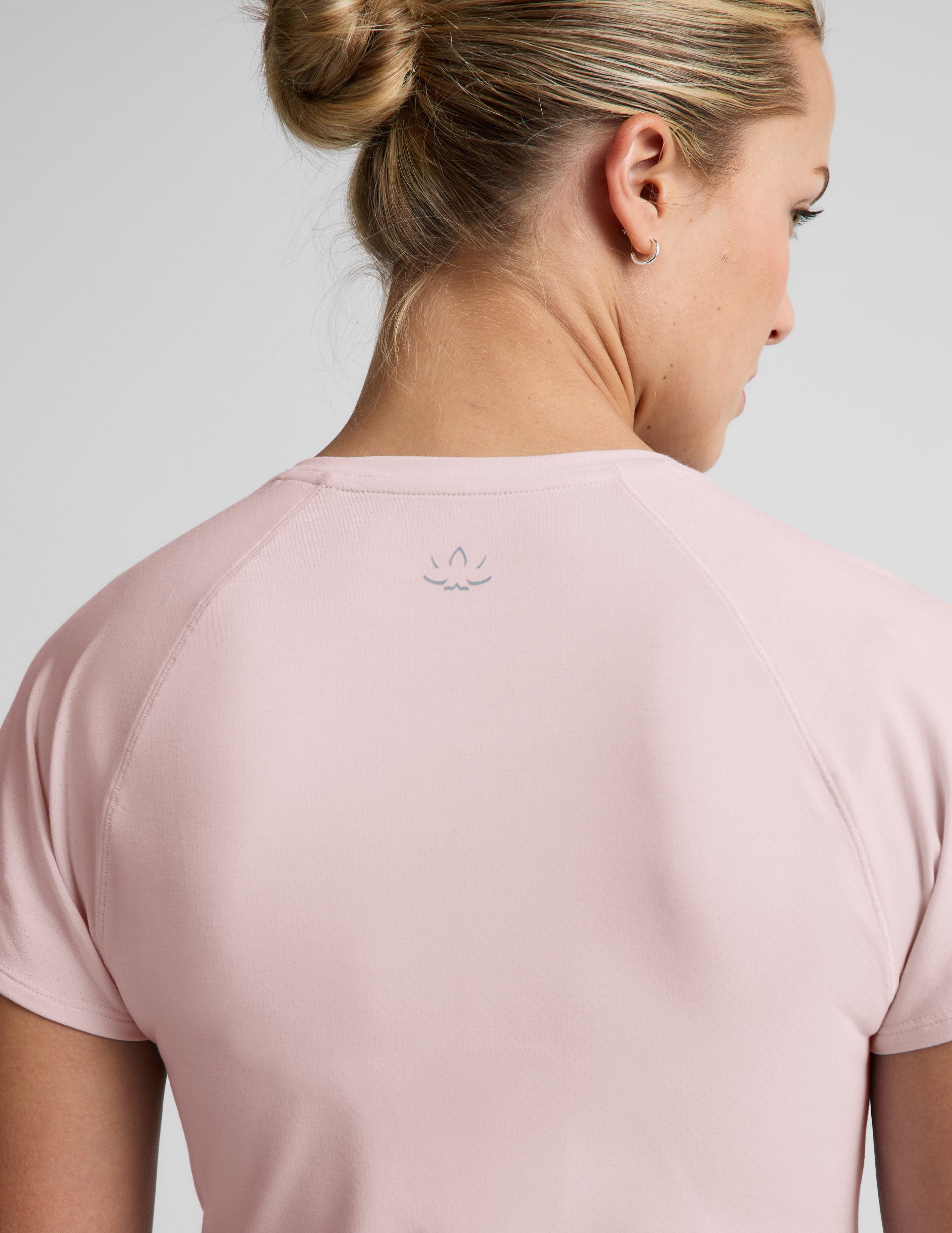 Breezeweight Active Short Sleeve Tee - Pink Petal