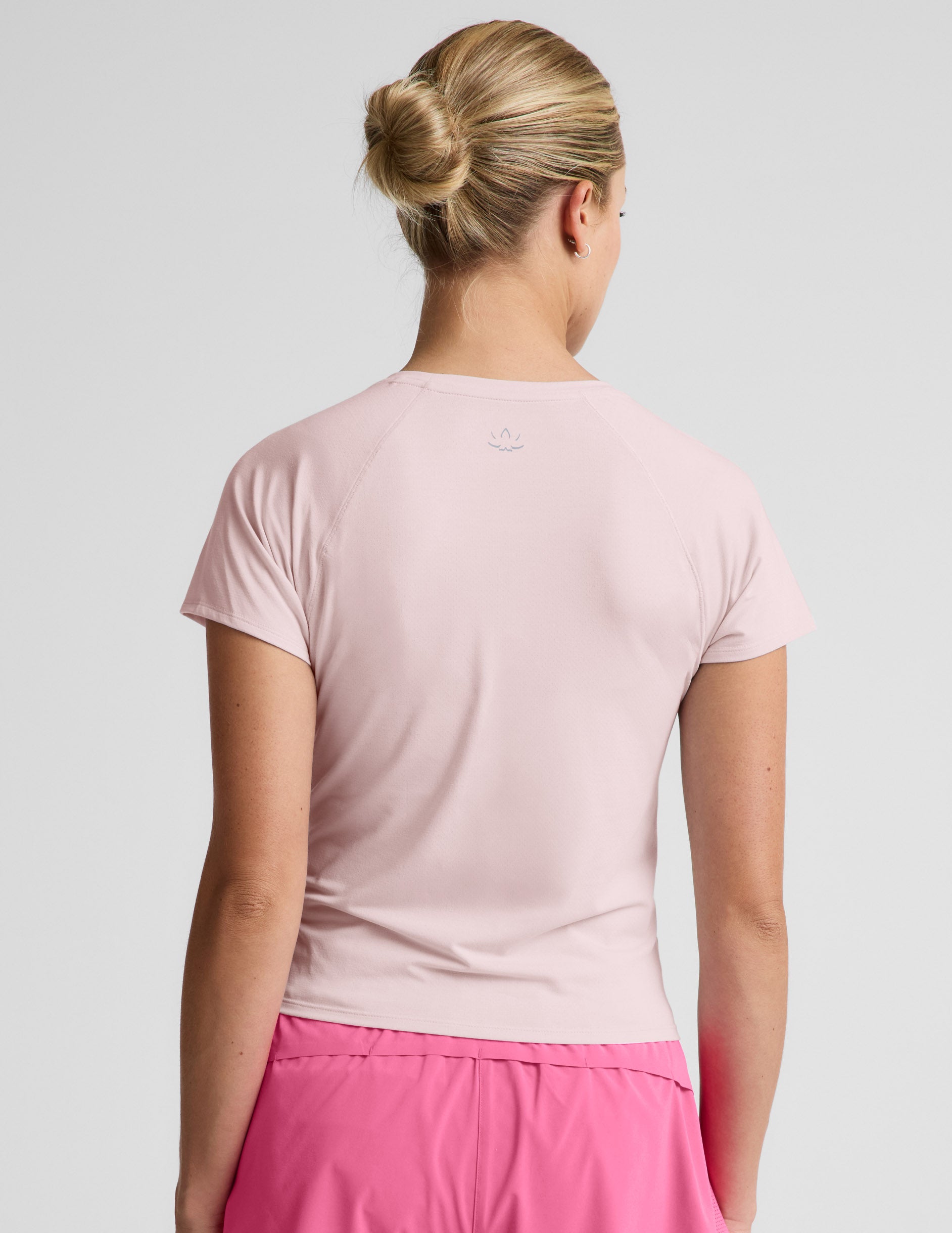Breezeweight Active Short Sleeve Tee - Pink Petal