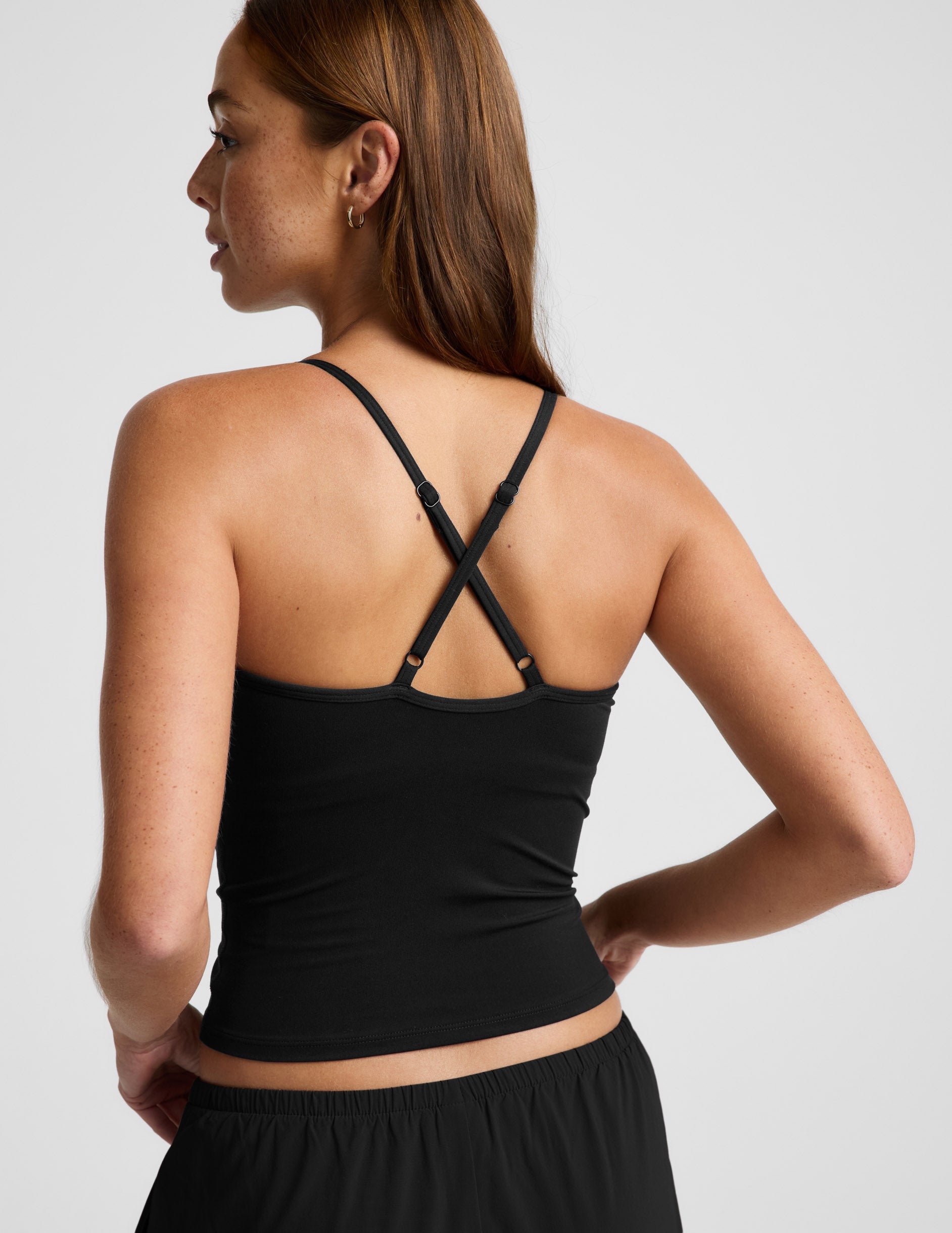 Cowl Neck Tank - Black