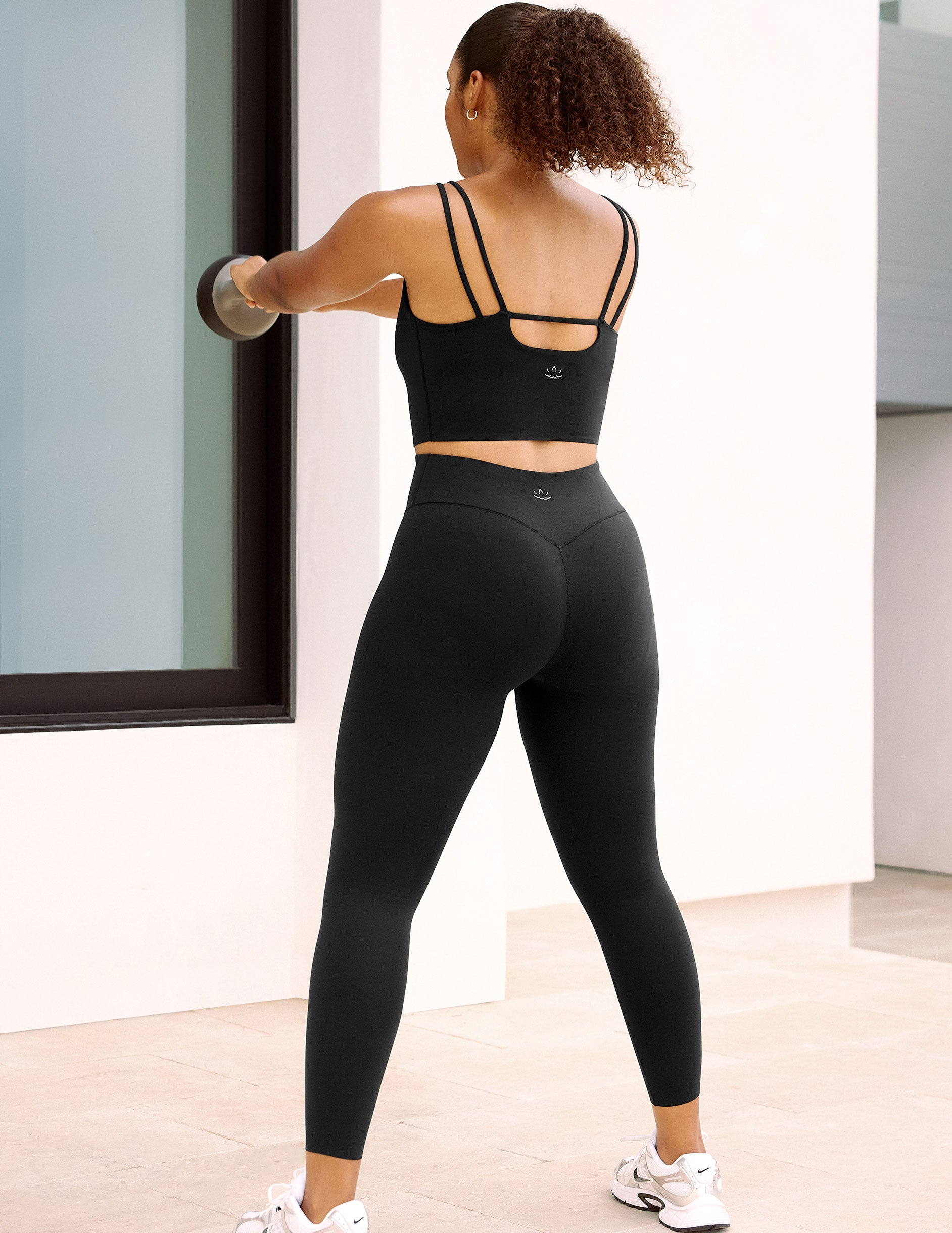 glowzone™ High Waisted Midi Legging - Pitch Black