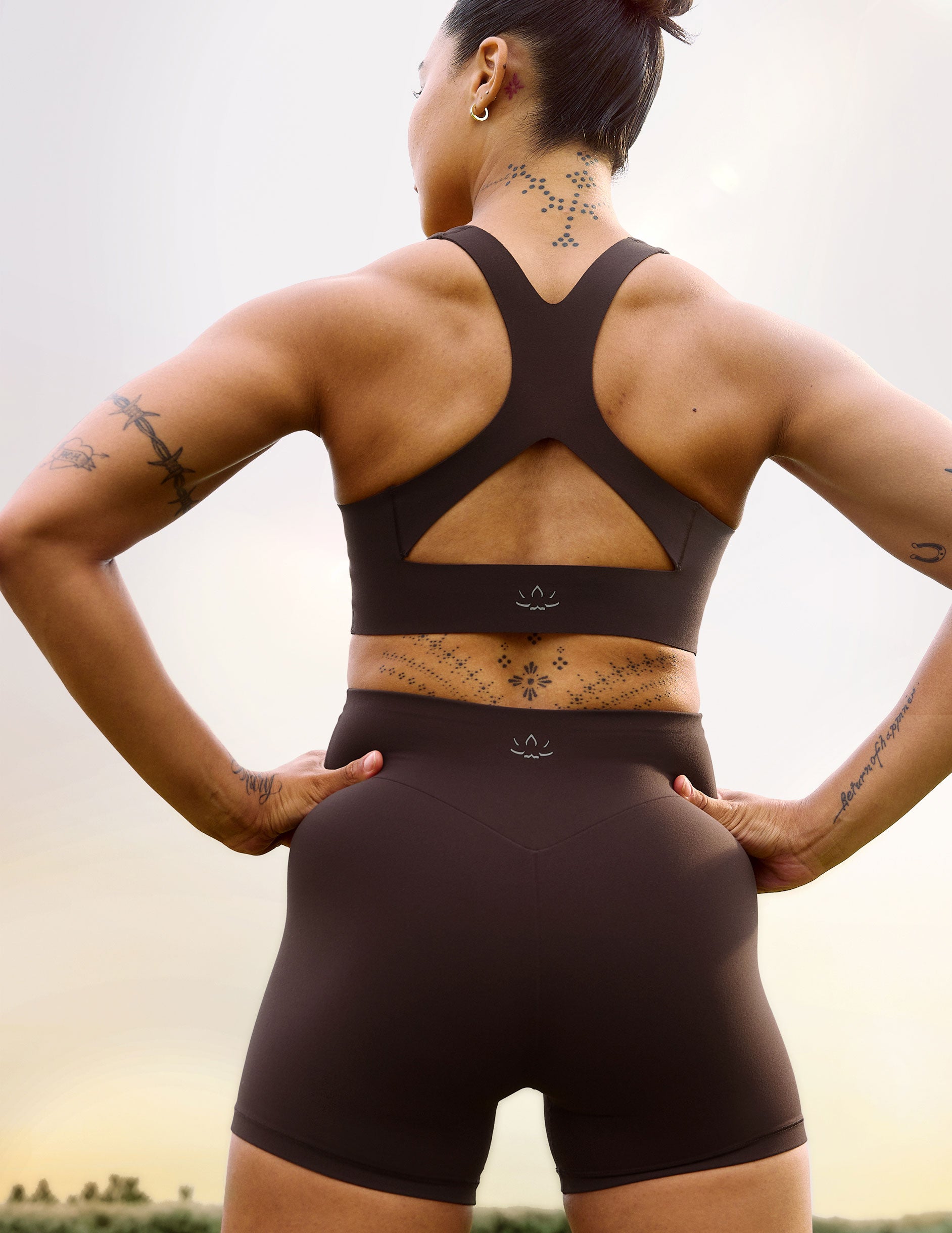 glowzone™ Medium Impact Bra - Cocoa Plum