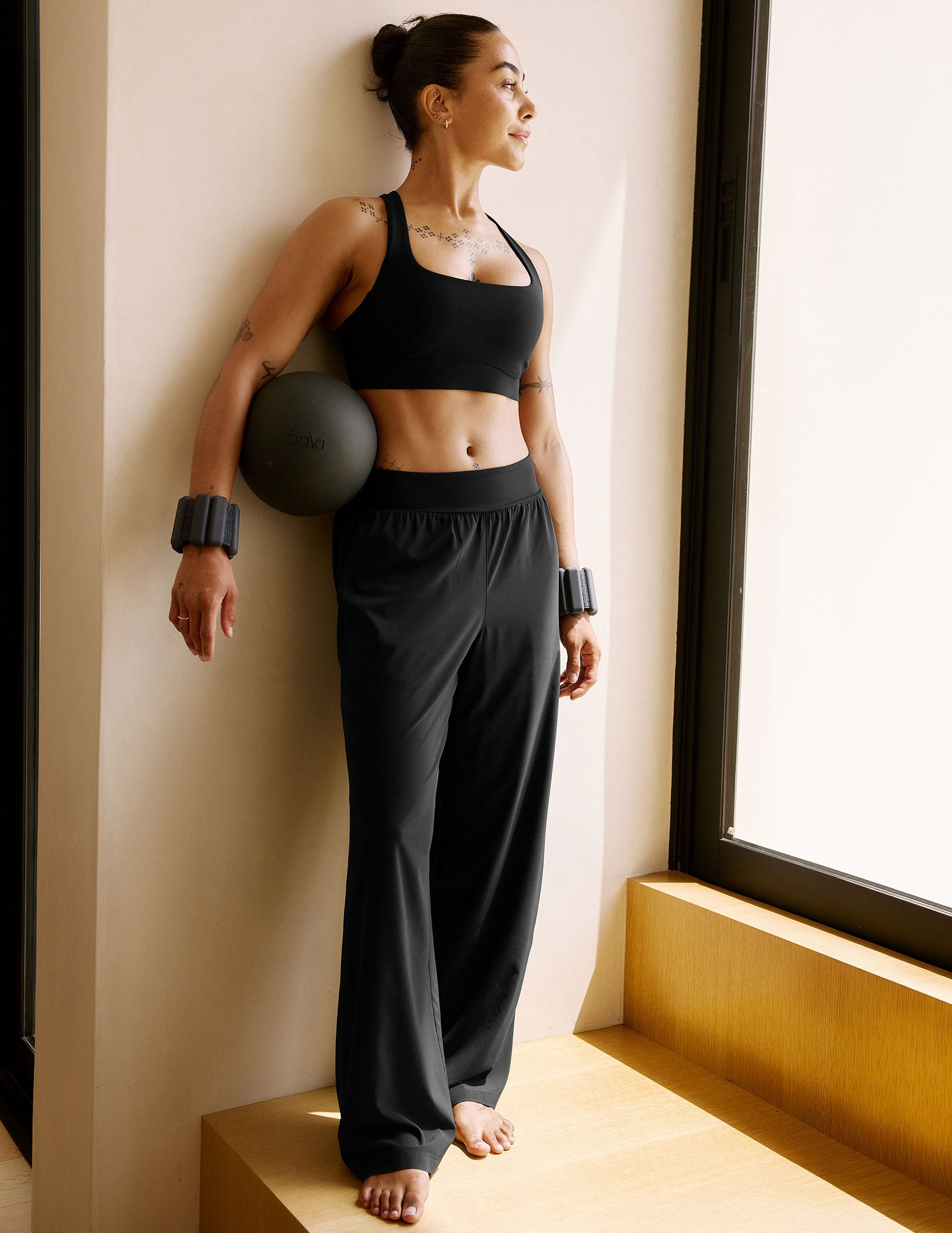 glowzone™ Hybrid Straight Leg Pant 29" - Black