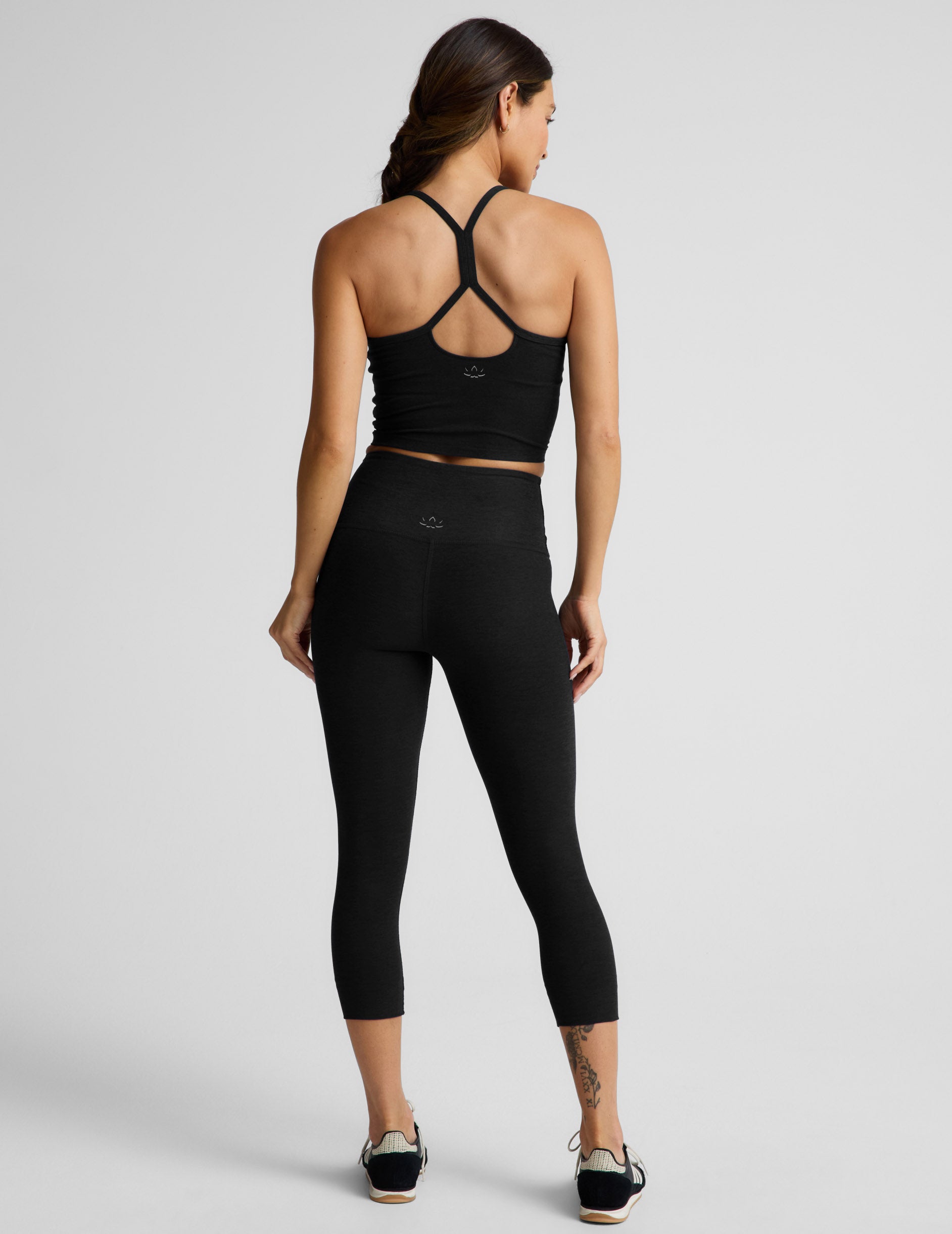 Spacedye™ Walk And Talk High Waisted 20.5" Capri Legging - Darkest Night