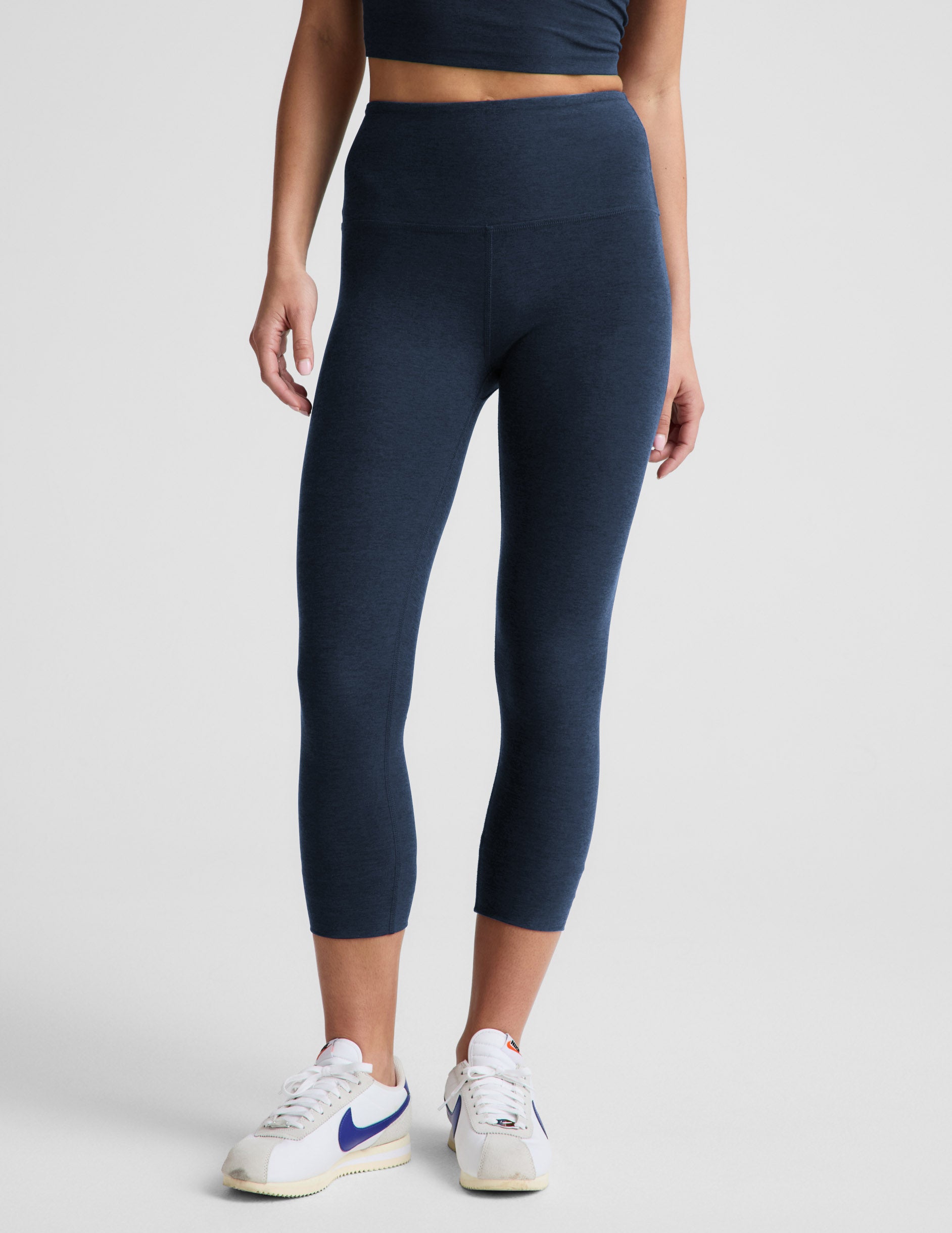 Spacedye™ Walk And Talk High Waisted 20.5" Capri Legging - Nocturnal Navy