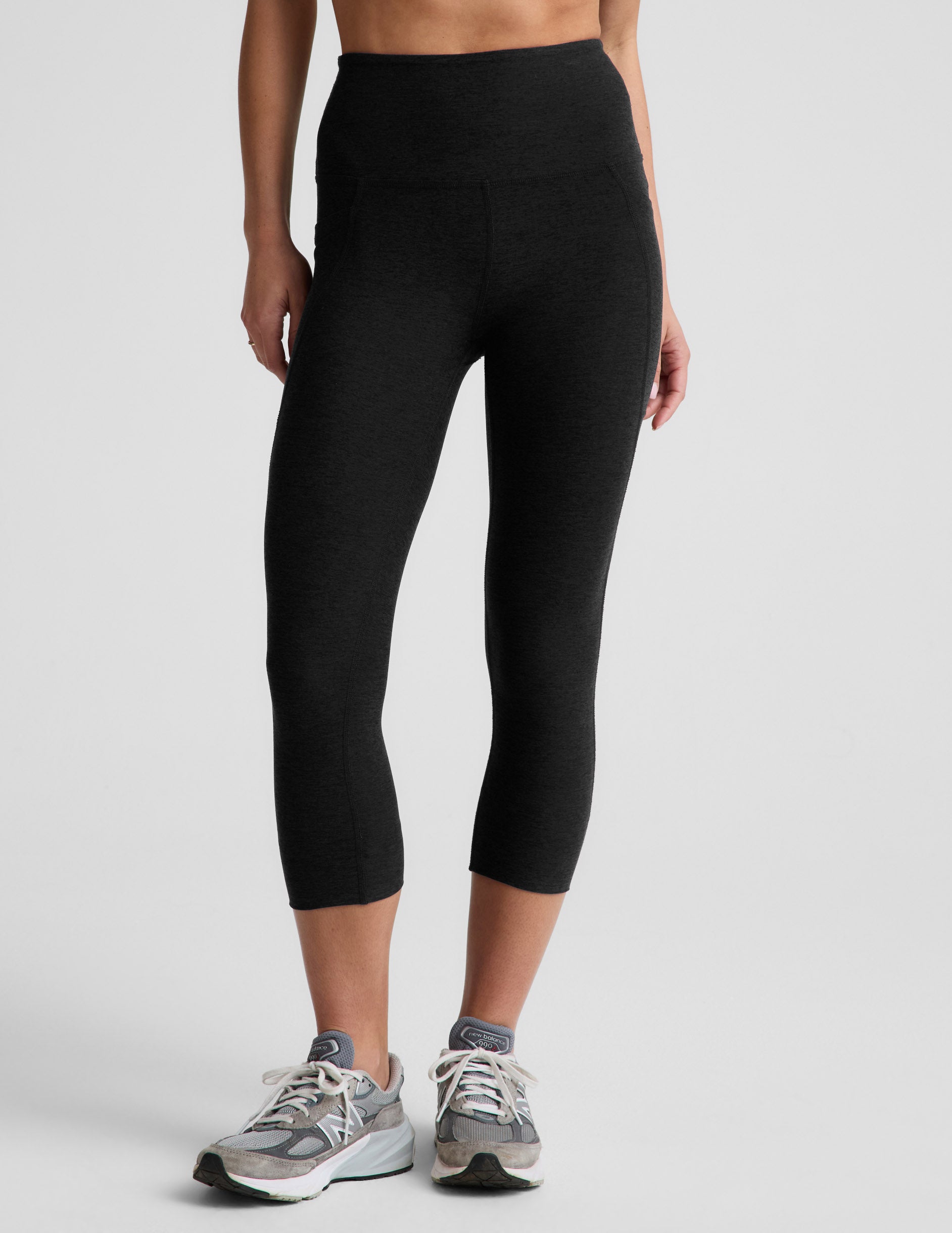 Spacedye™ Out Of Pocket High Waisted Capri Legging 20.5" - Darkest Night