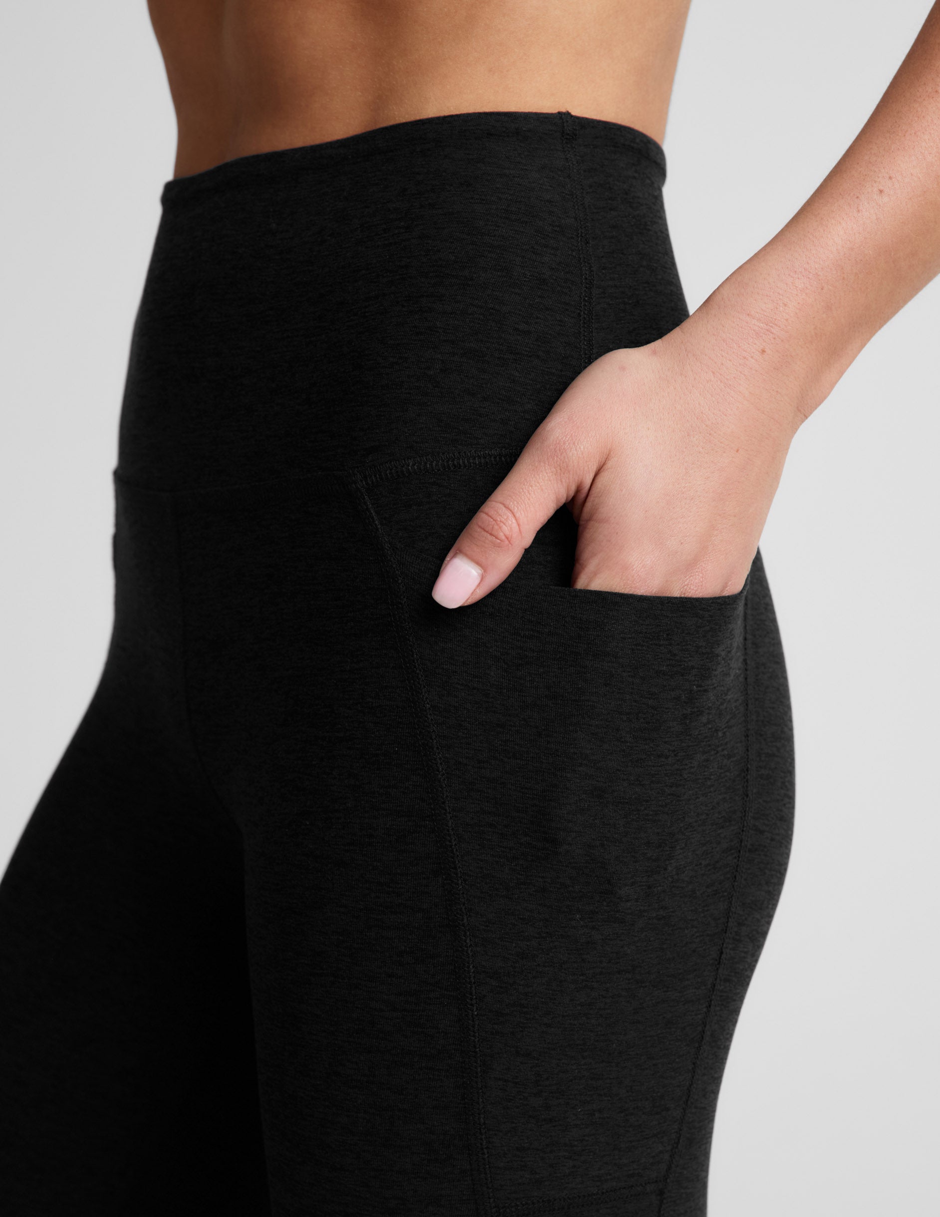 Spacedye™ Out Of Pocket High Waisted Capri Legging 20.5" - Darkest Night