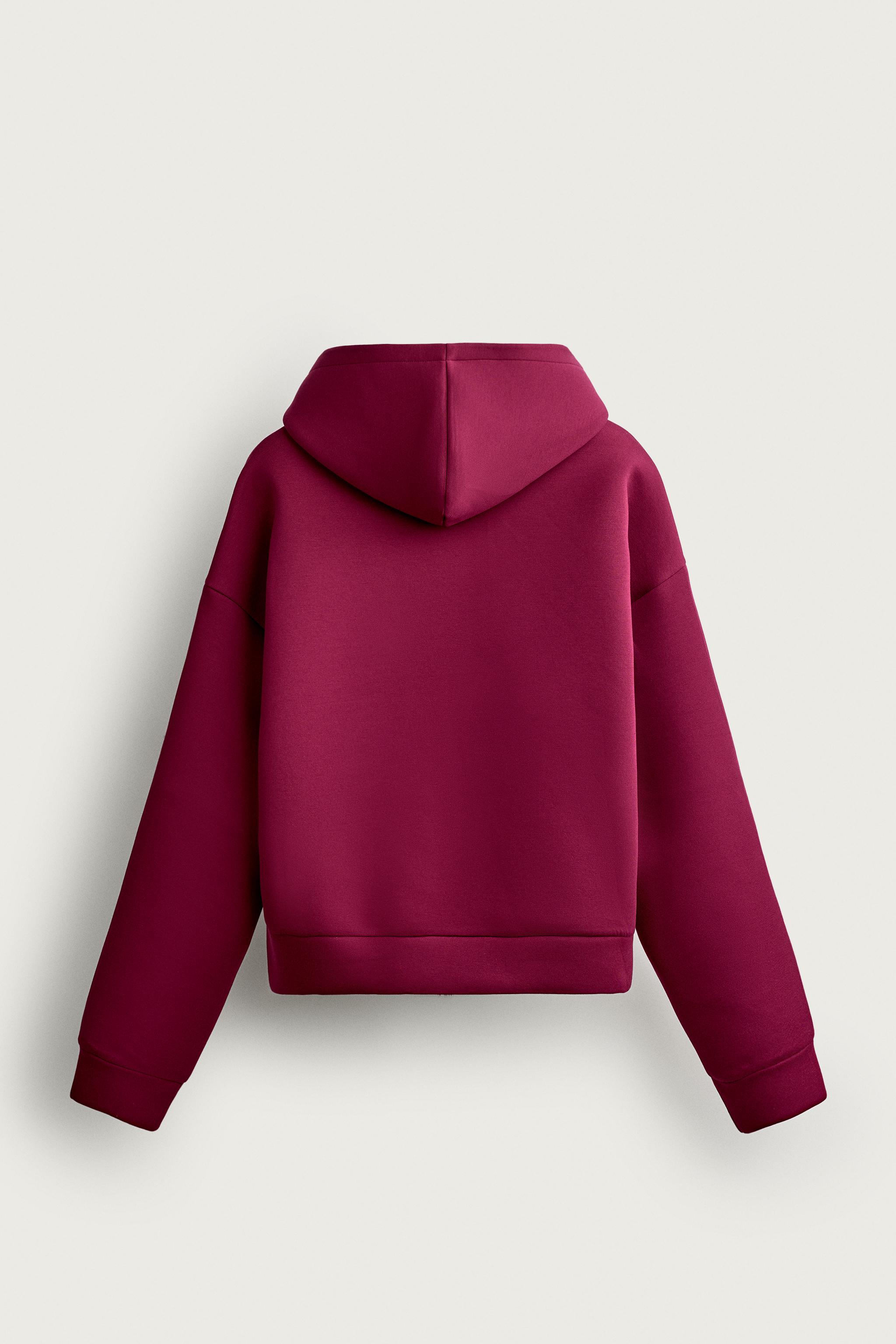 TECHNICAL ZIP-UP HOODIE - Fuchsia