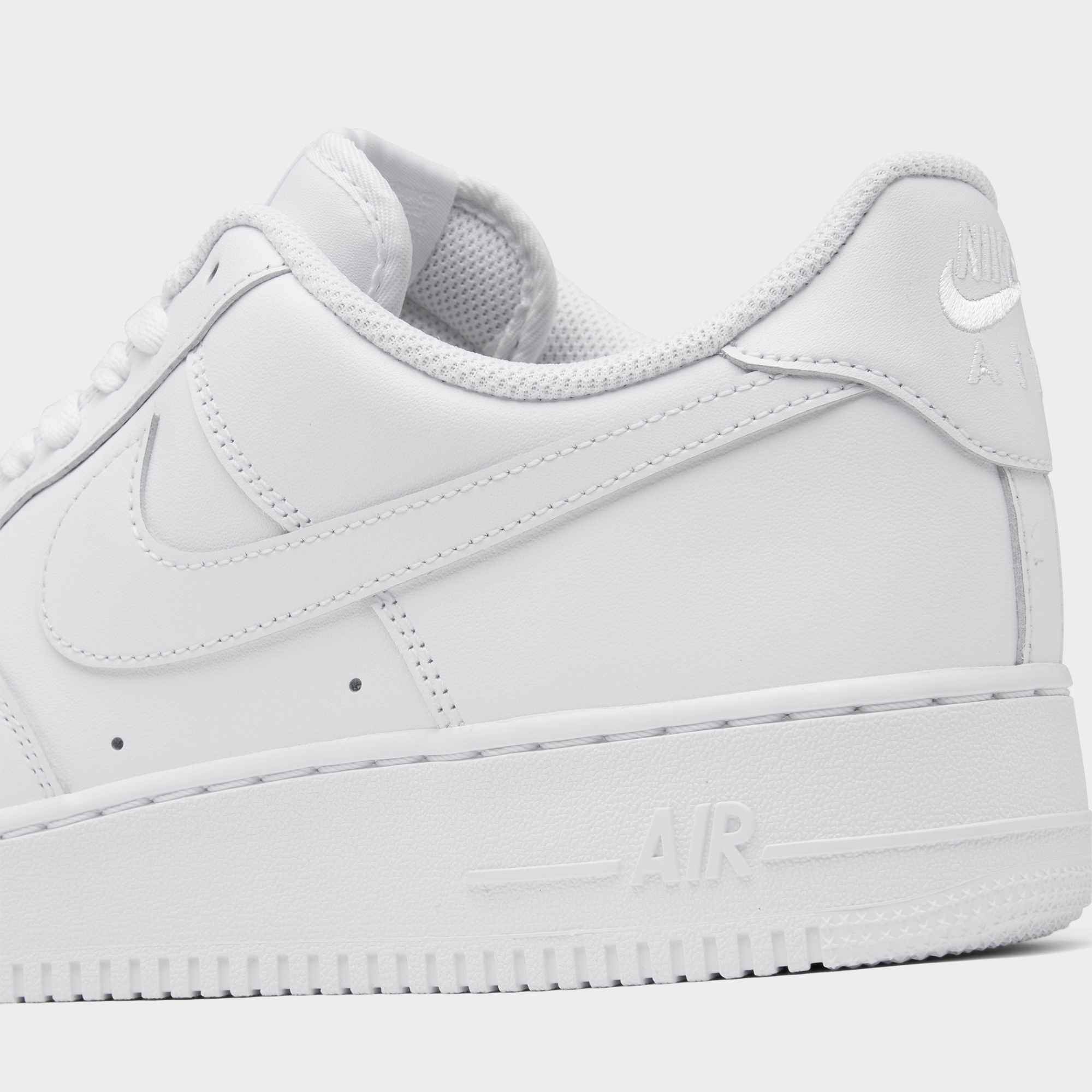 Men's Nike Air Force 1 '07 Casual Shoes — White/White — Detail shot