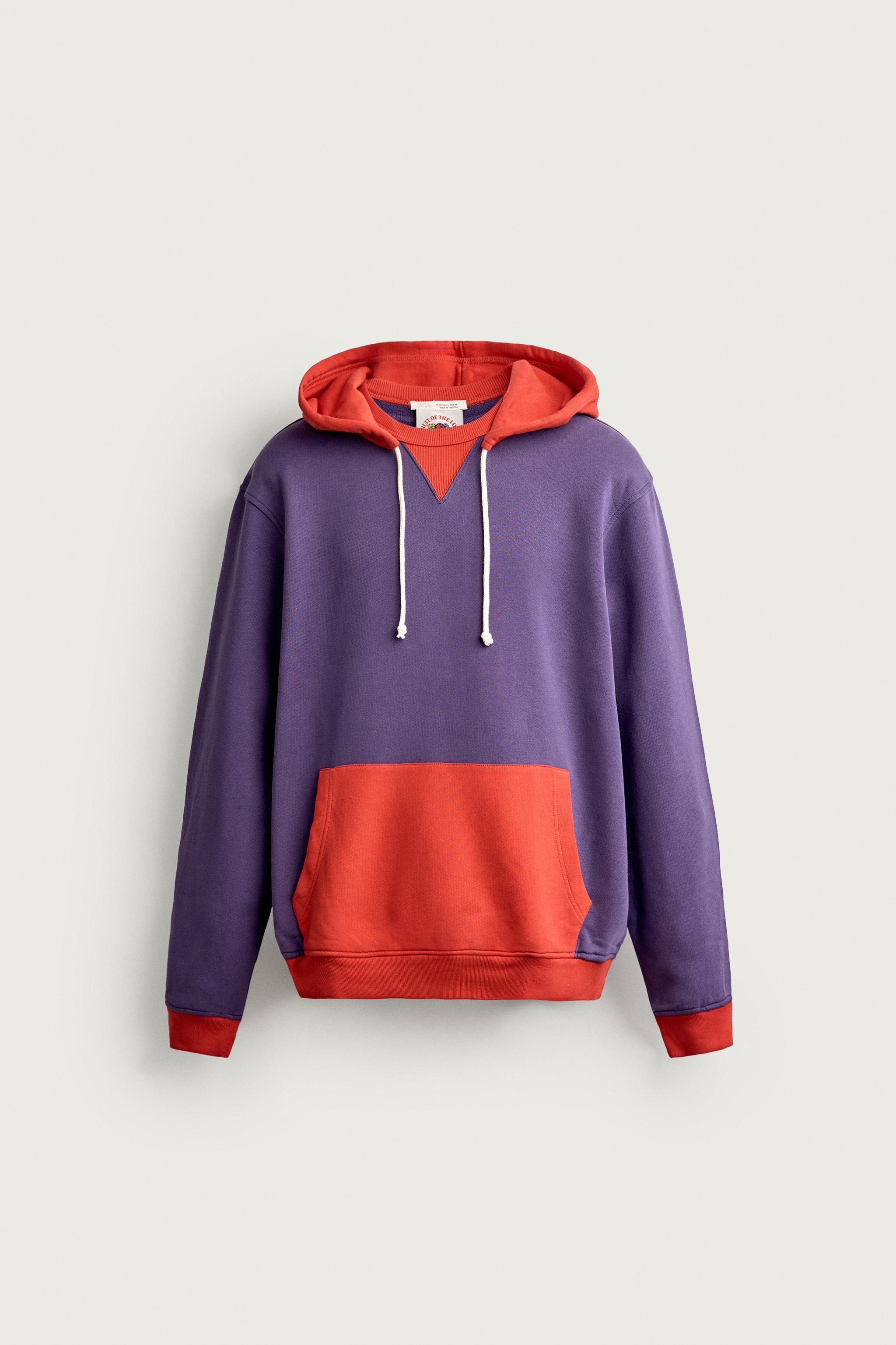 FRUIT OF THE LOOM™ CONTRAST HOODIE - Lilac