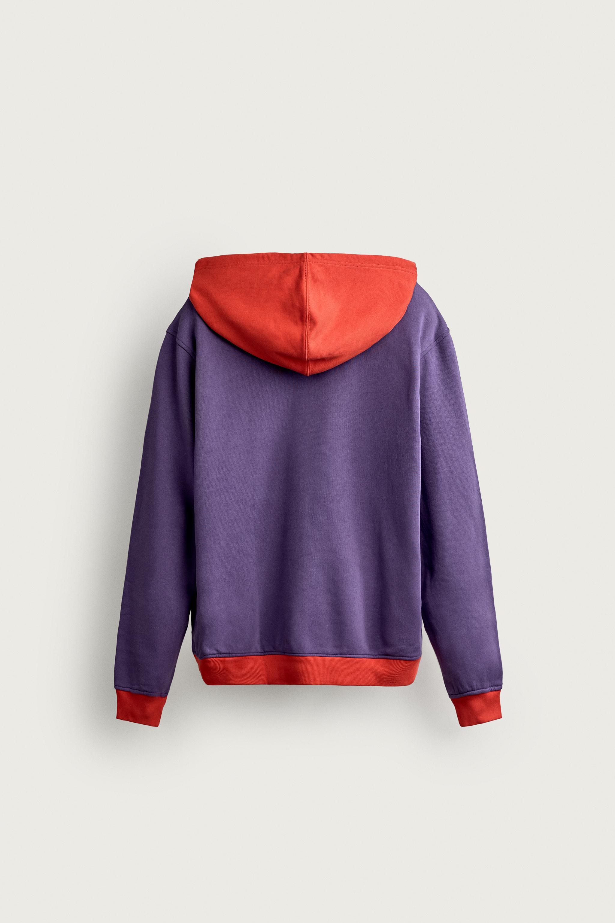 FRUIT OF THE LOOM™ CONTRAST HOODIE - Lilac