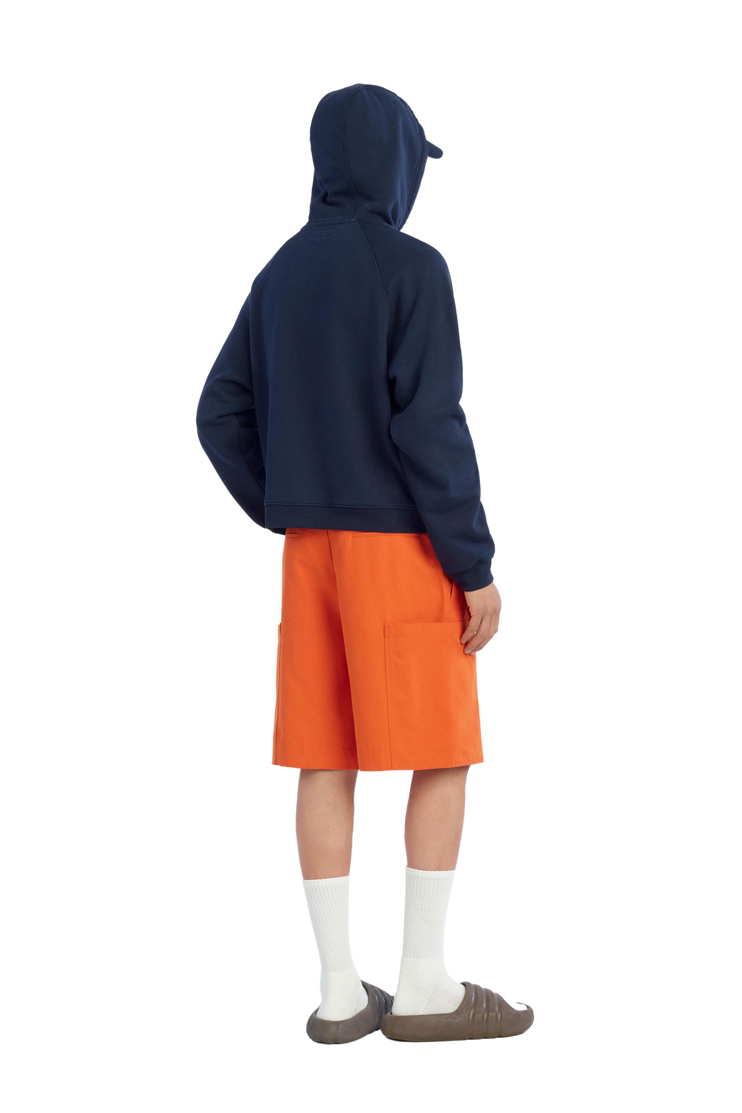 “NUEVA YOL” PATCHES HOODIE SWEATSHIRT - Navy blue