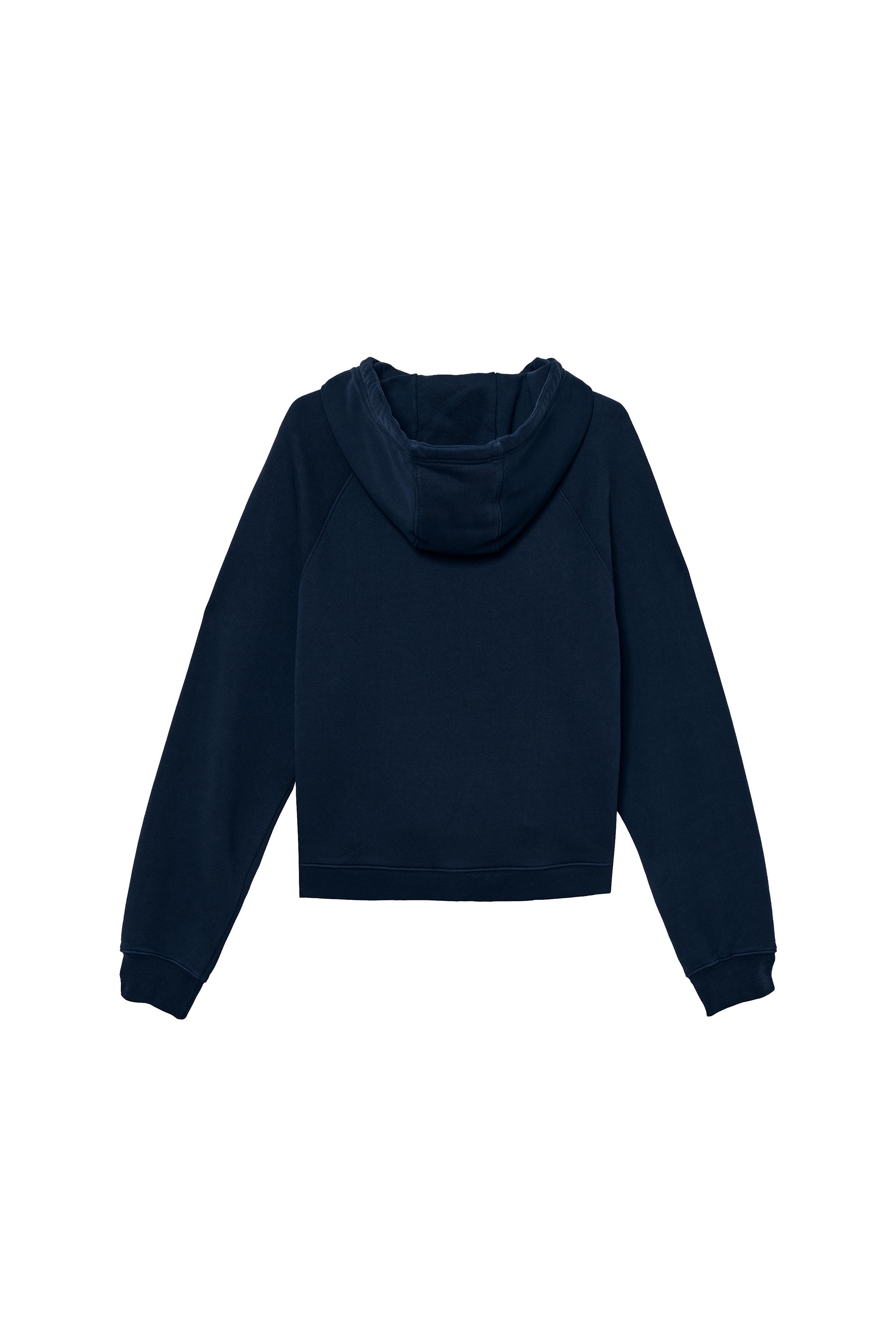 “NUEVA YOL” PATCHES HOODIE SWEATSHIRT - Navy blue