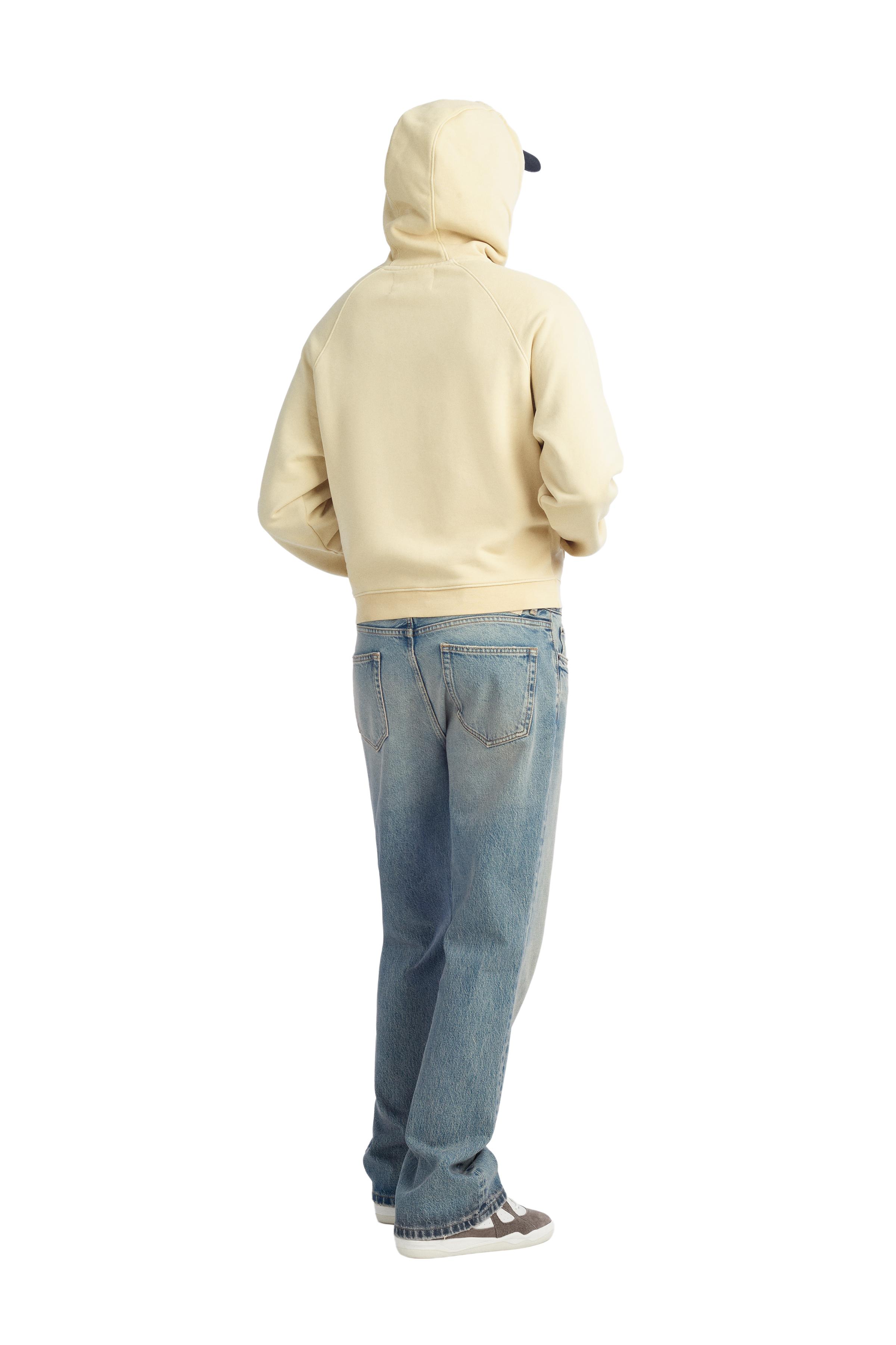 “NUEVA YOL” PATCHES HOODIE SWEATSHIRT - Vanilla