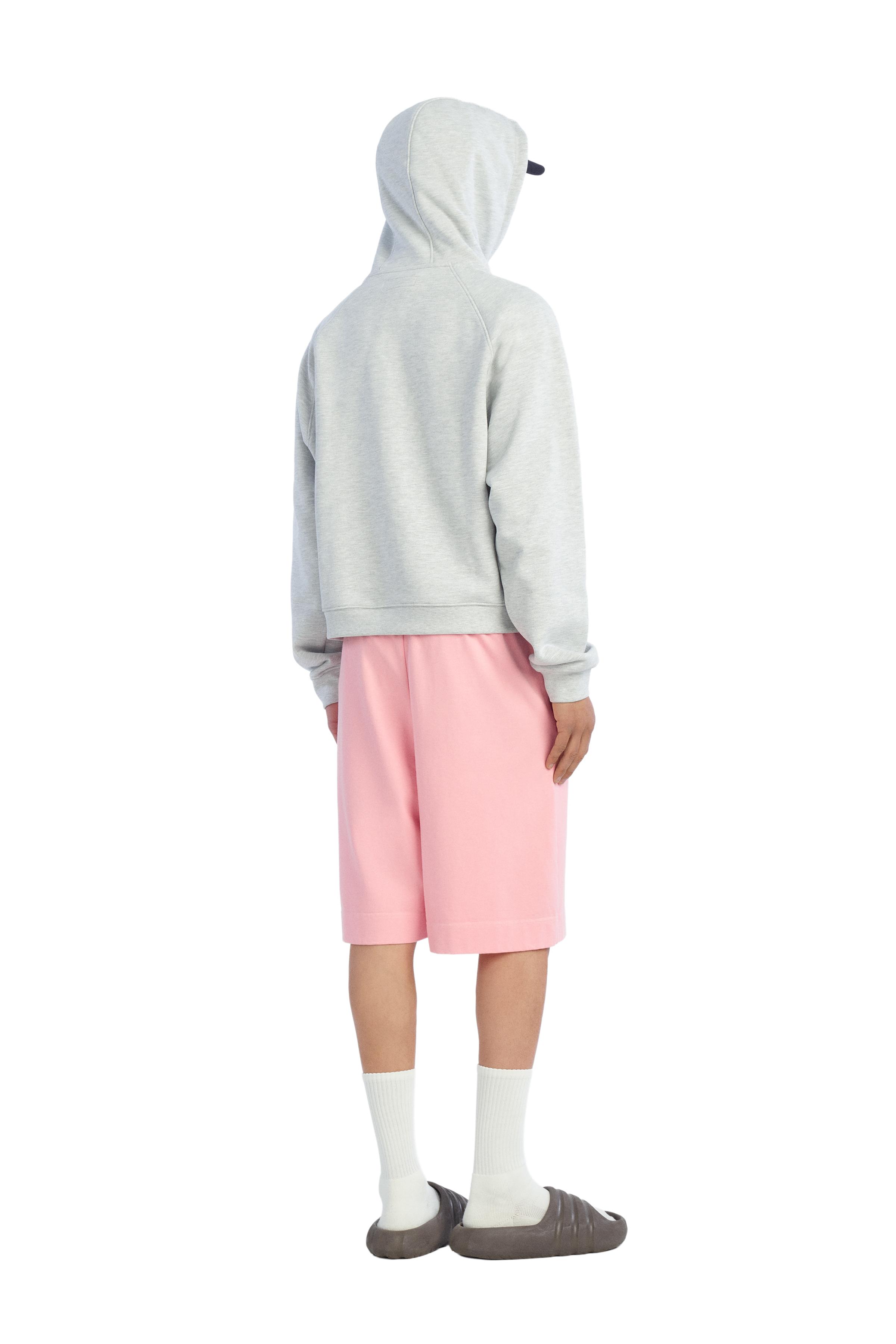 “NUEVA YOL” PATCHES HOODIE SWEATSHIRT - Gray marl