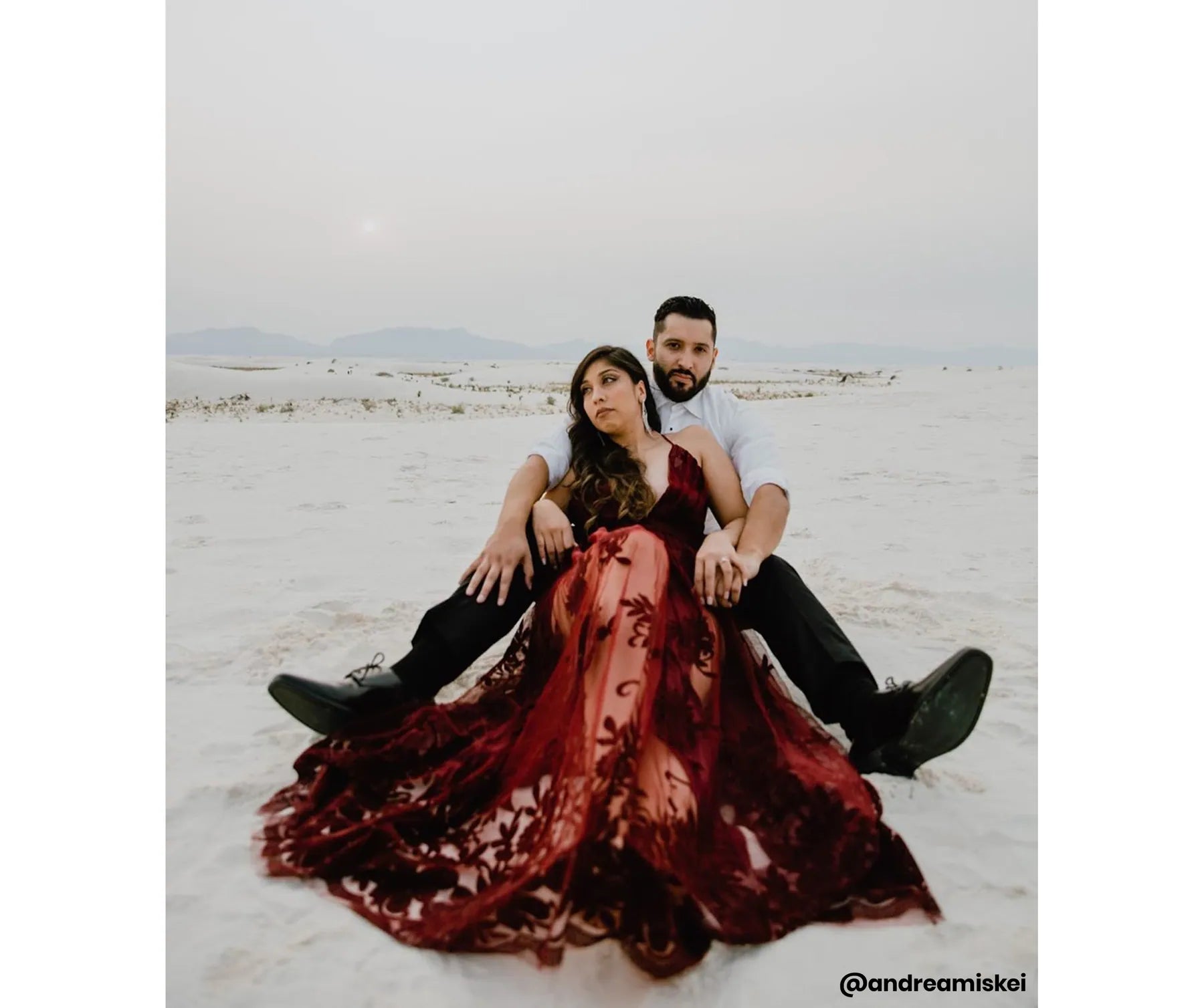 Morgan Formal Flocked Velvet Dress - BURGUNDY