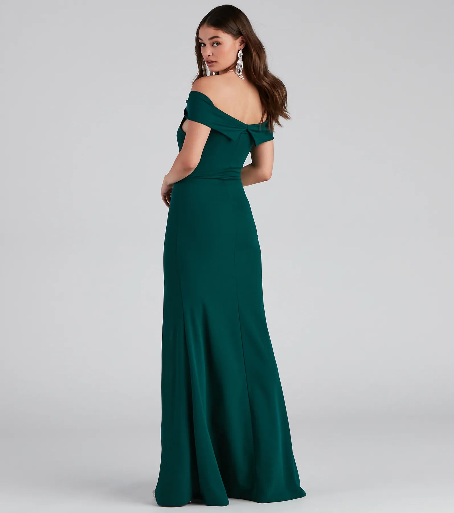Layci Formal High Slit Dress - HUNTER
