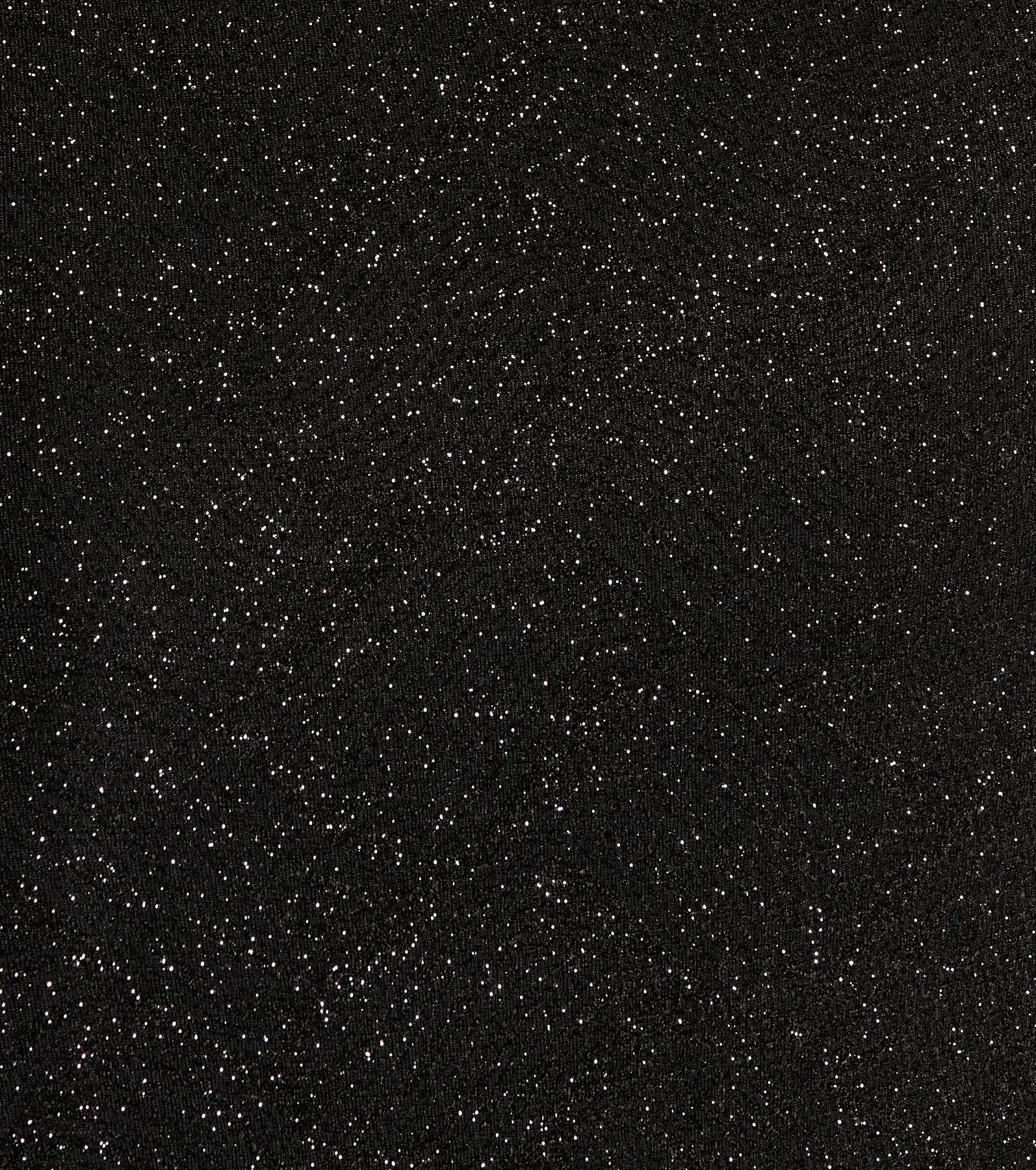 Kat Formal Glitter Lace-Up Column Dress - BLACK-2