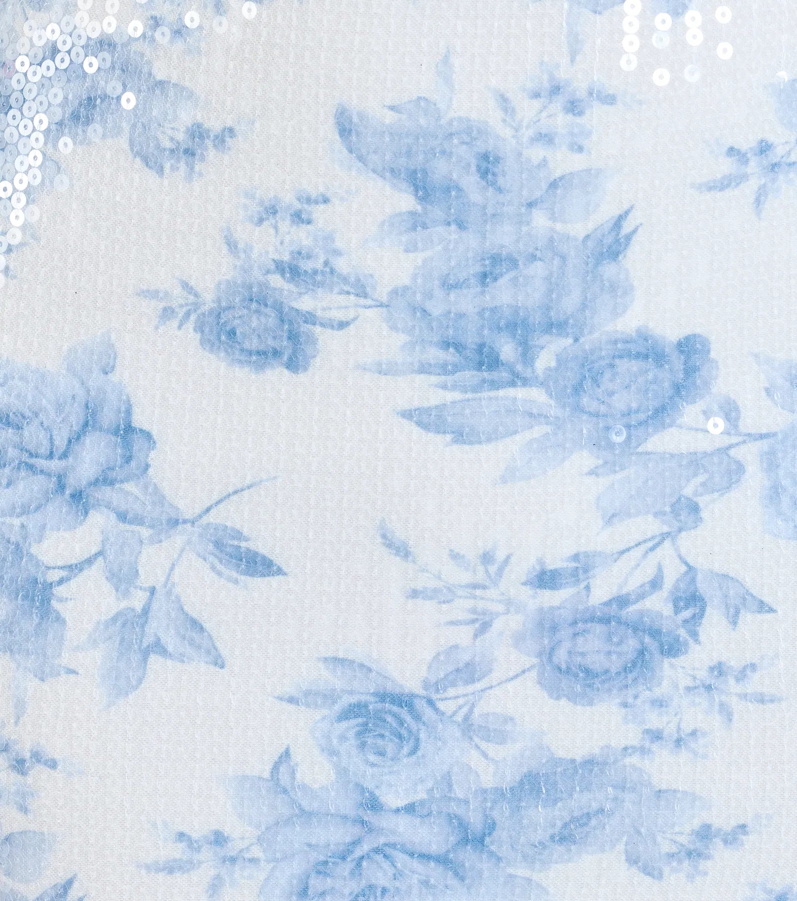 Nala Lace-Up Floral Sequin Formal Dress - BLUE