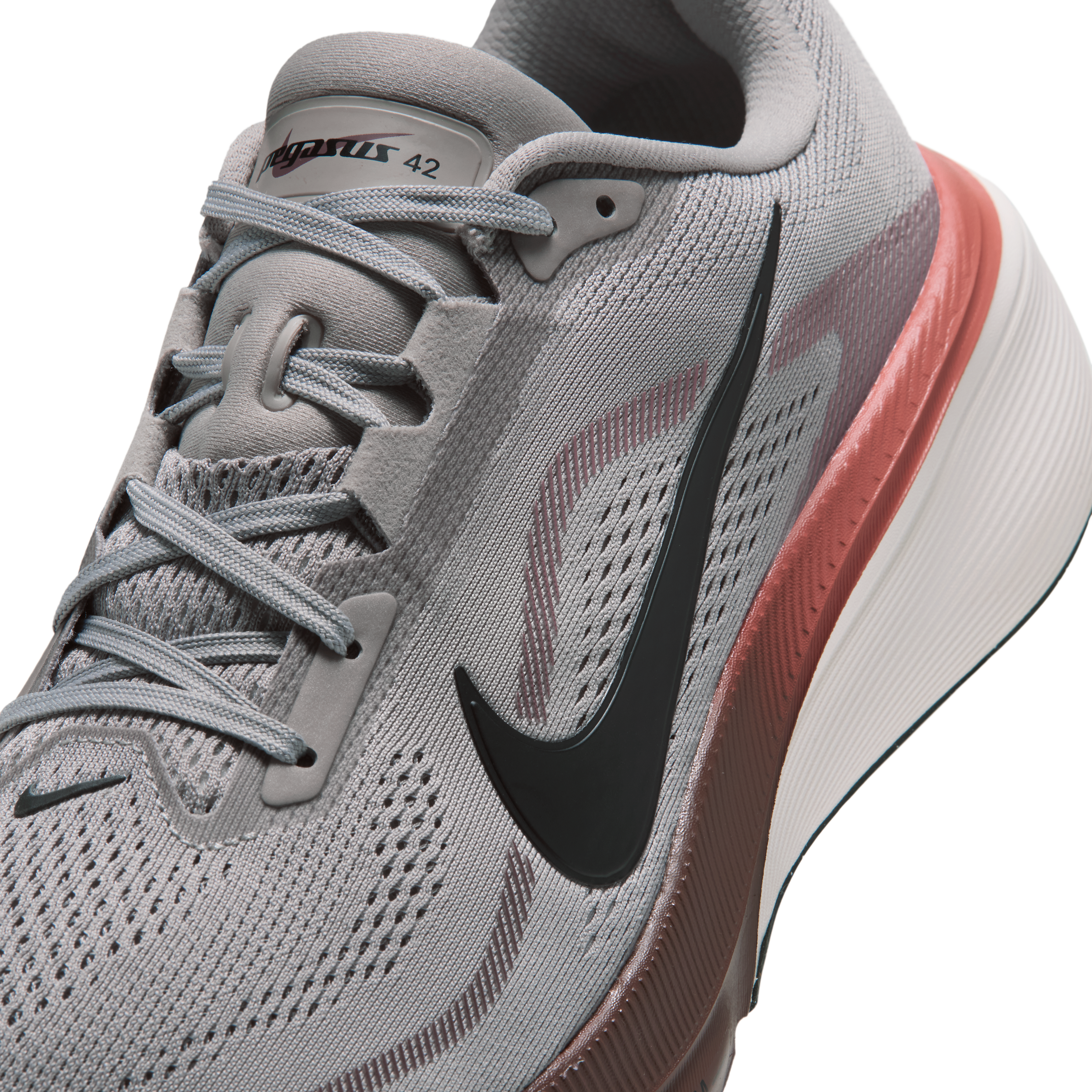 Nike Pegasus 42 Men's Road Running Shoes — College Grey/Phantom/Light Boulder/Black — Regular