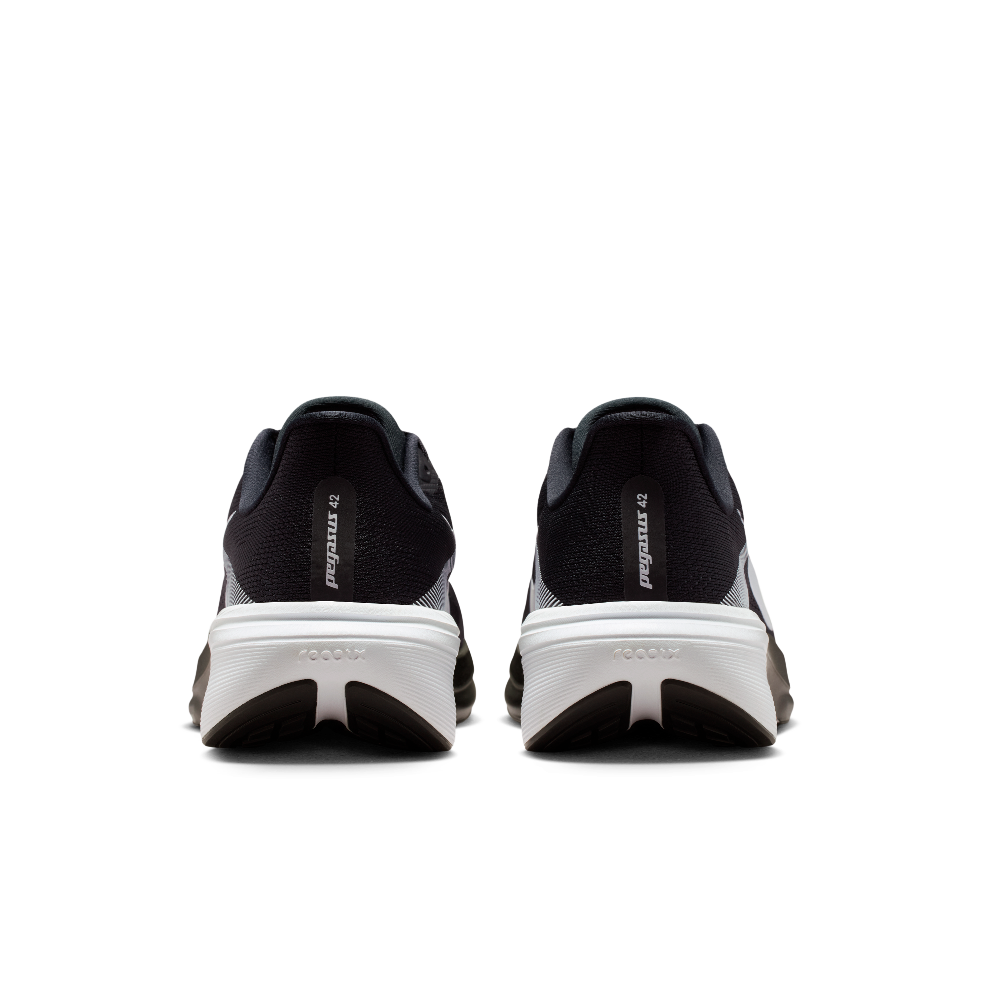 Nike Pegasus 42 Men's Road Running Shoes — Black/Photon Dust/White — Regular