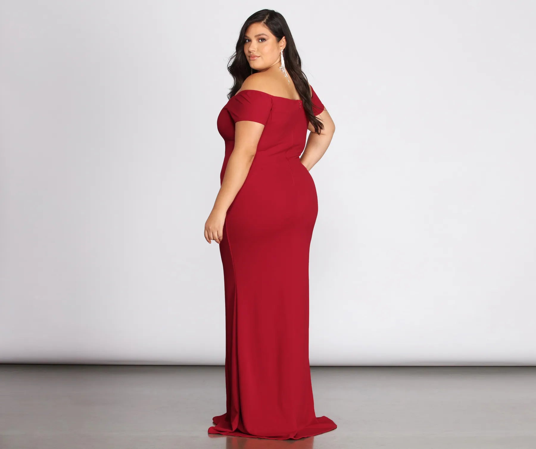 Plus Roxy Sweetheart Dress - RED