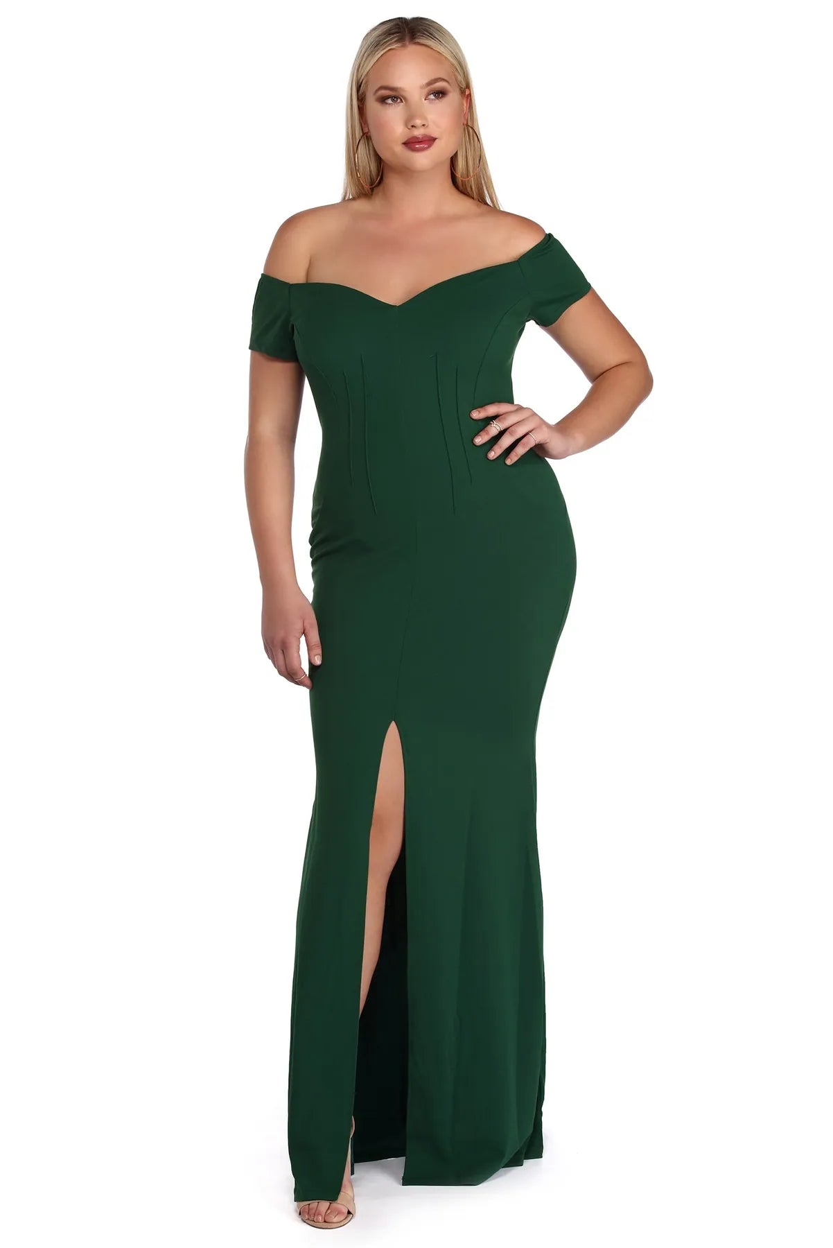 Plus Roxy Sweetheart Dress - HUNTER