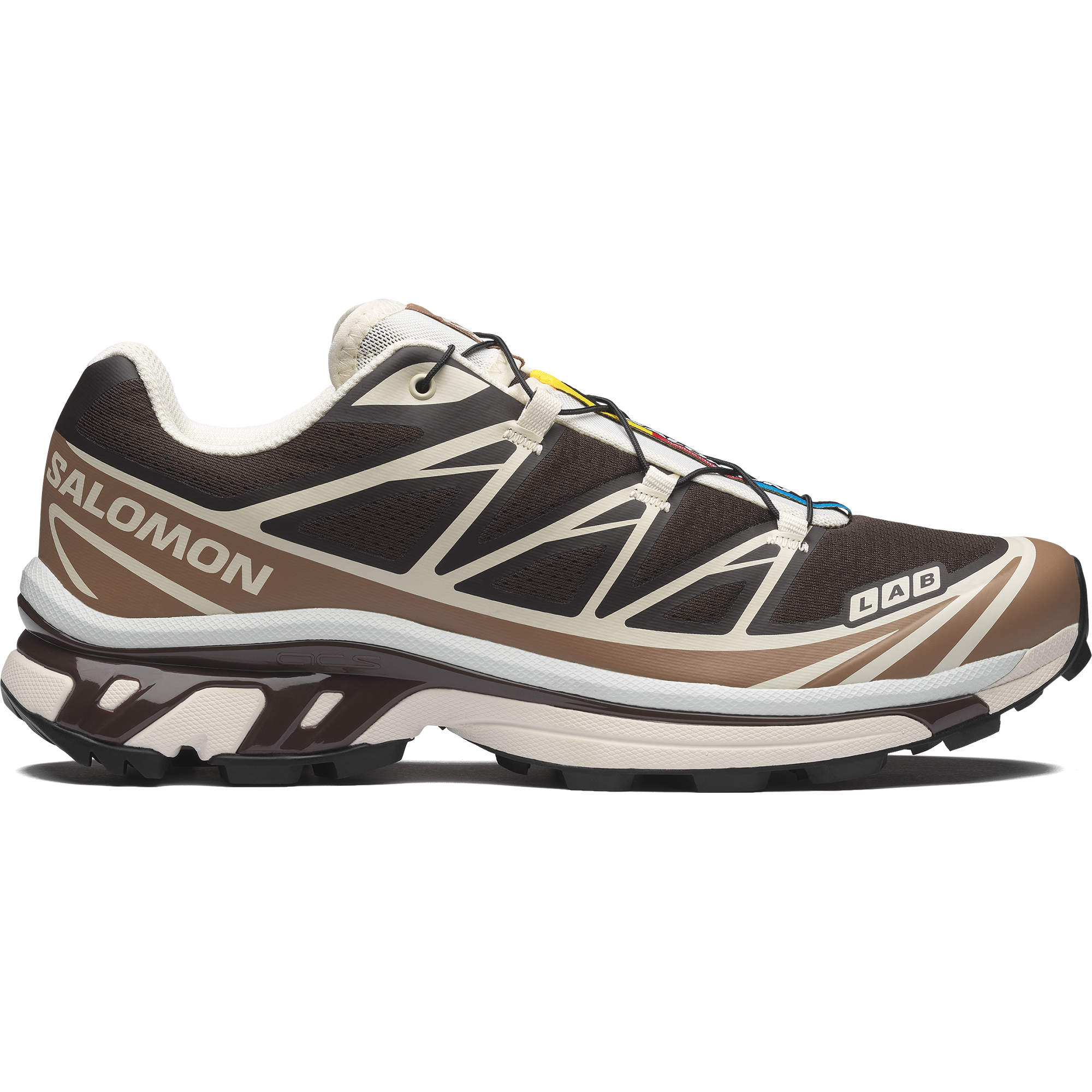 Salomon XT-6 — Black Coffee / Burro / Bitter Chocolate — GhostProductImage 1