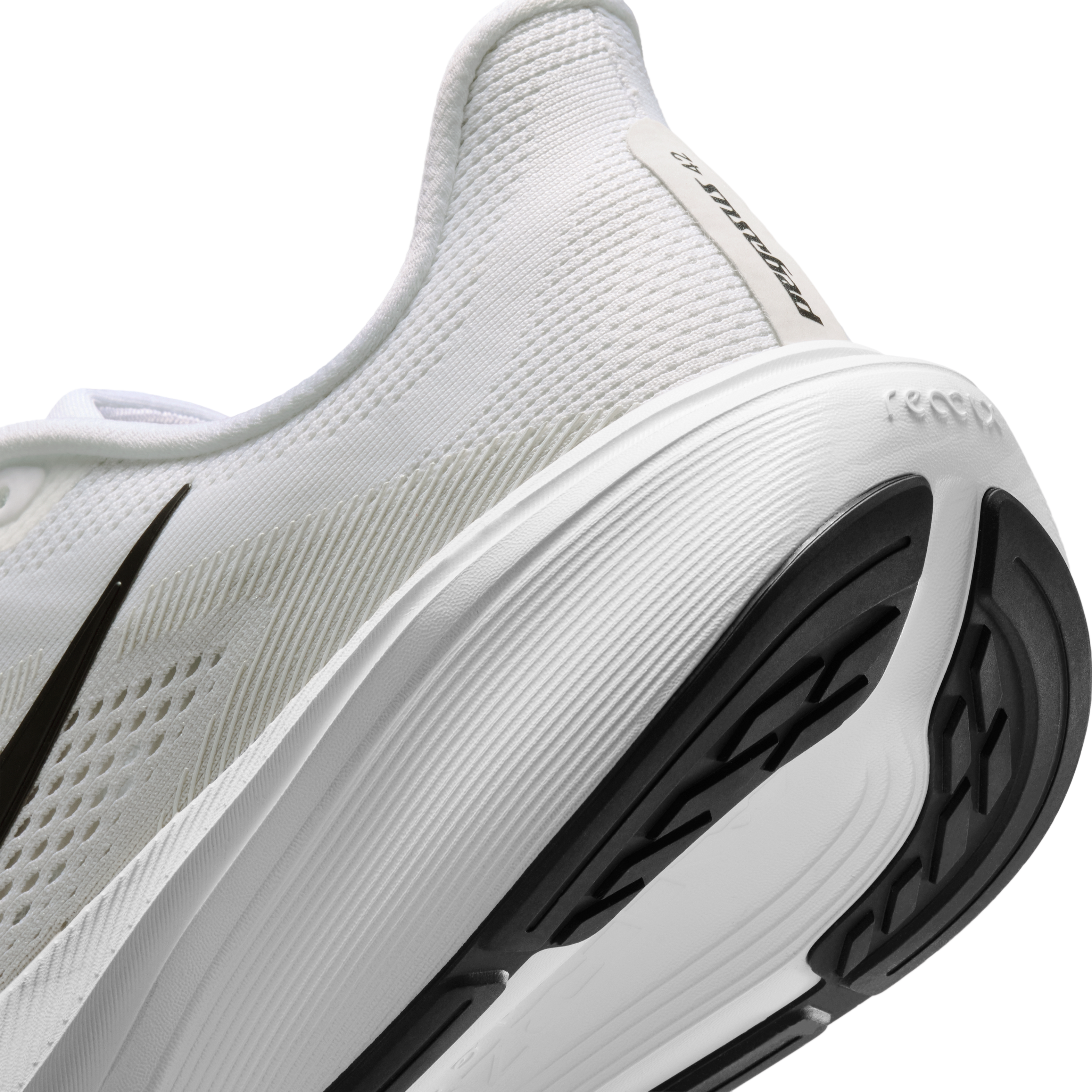 Nike Pegasus 42 Men's Road Running Shoes — White/Photon Dust/Black — Regular