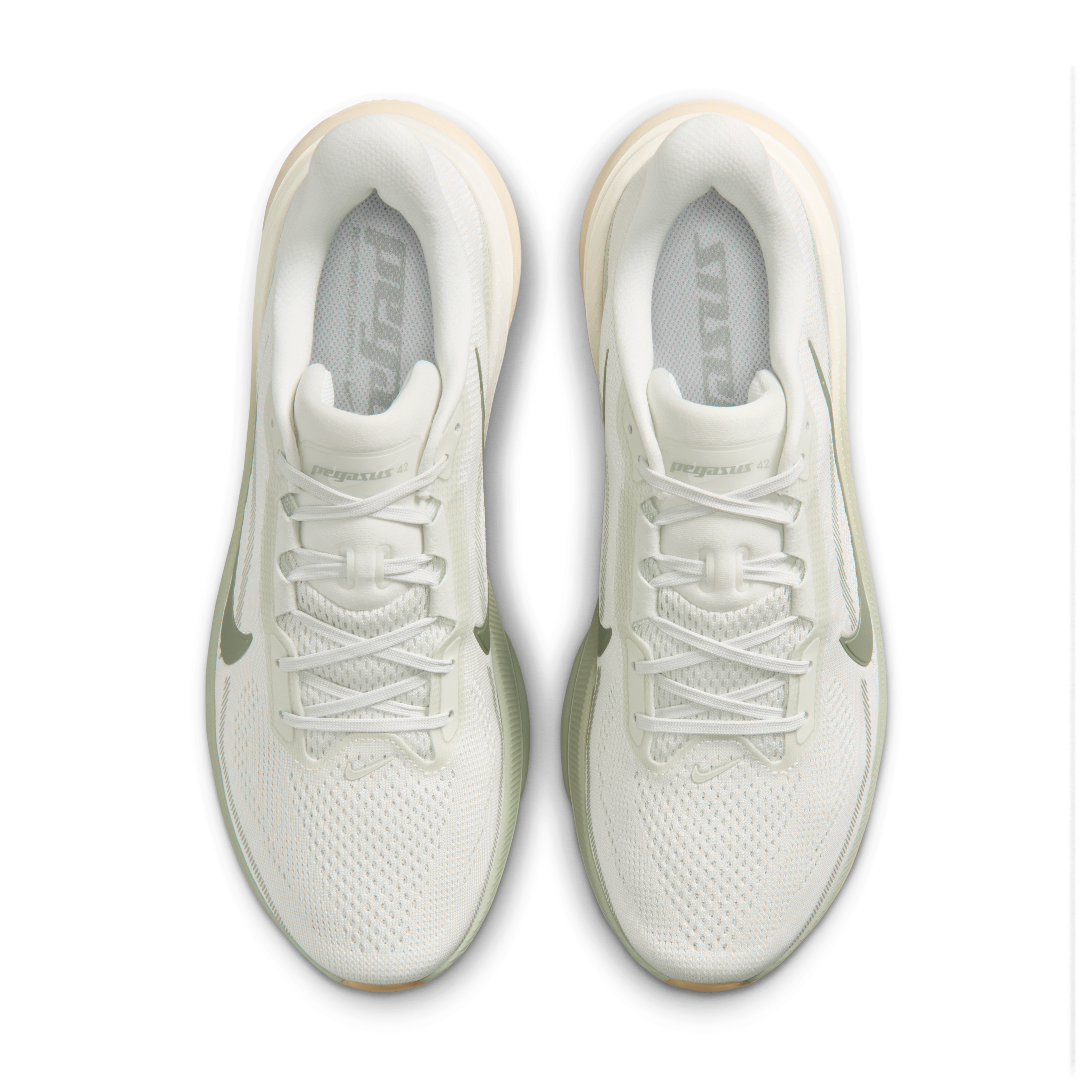 Nike Pegasus 42 Men's Road Running Shoes — Spruce Aura/Pale Ivory/Sanddrift/Jade Horizon — Regular