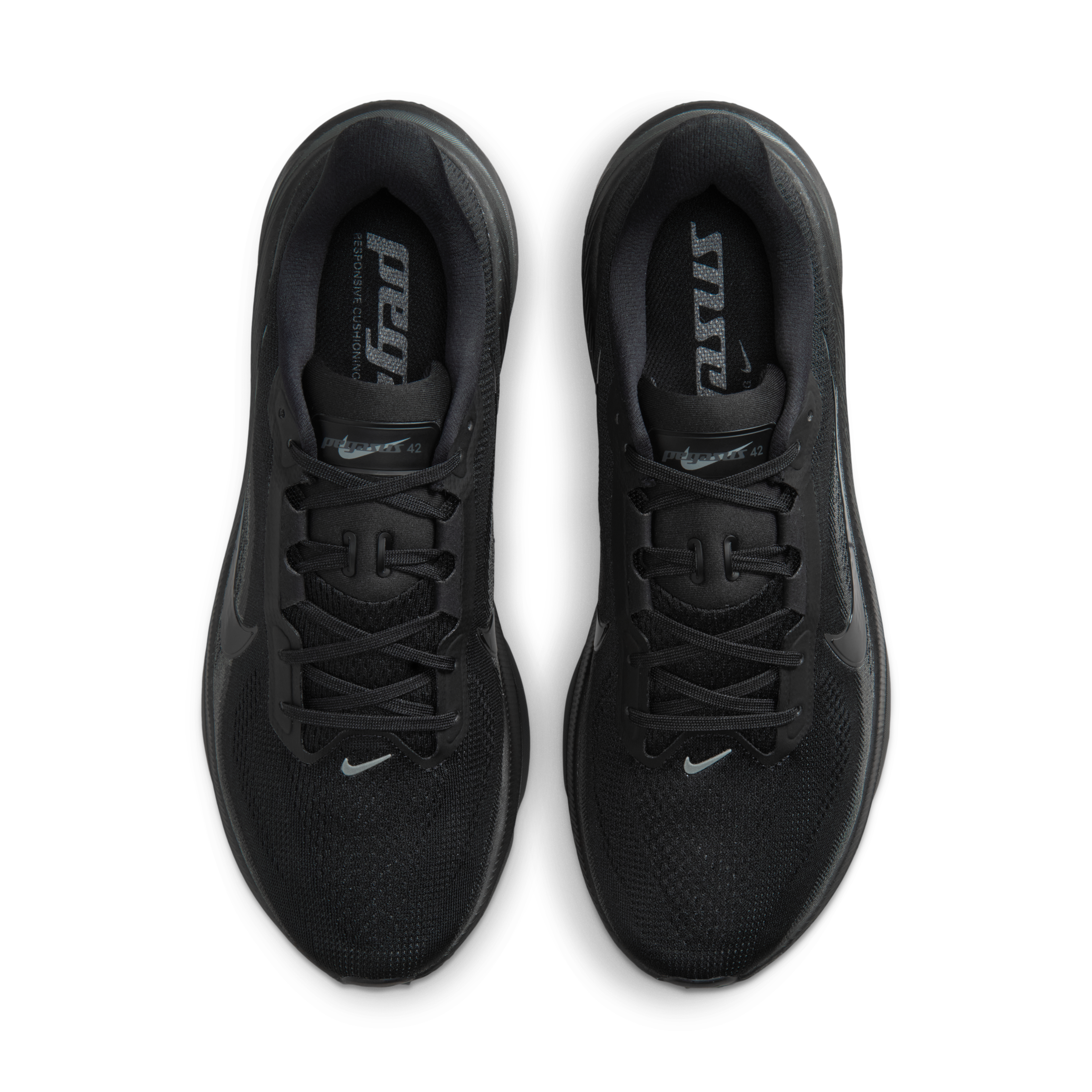 Nike Pegasus 42 Men's Road Running Shoes — Black/Anthracite/Black — Regular