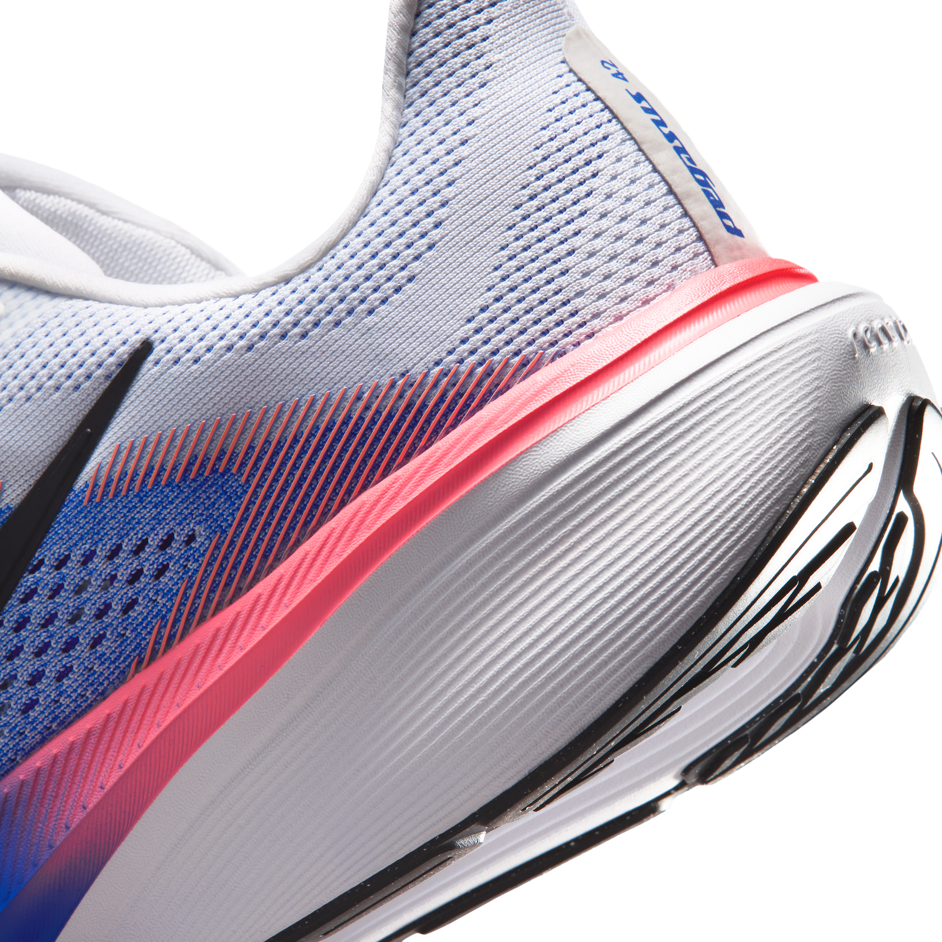 Nike Pegasus 42 Men's Road Running Shoes — White/Racer Blue/Atomic Pink/Black — Regular
