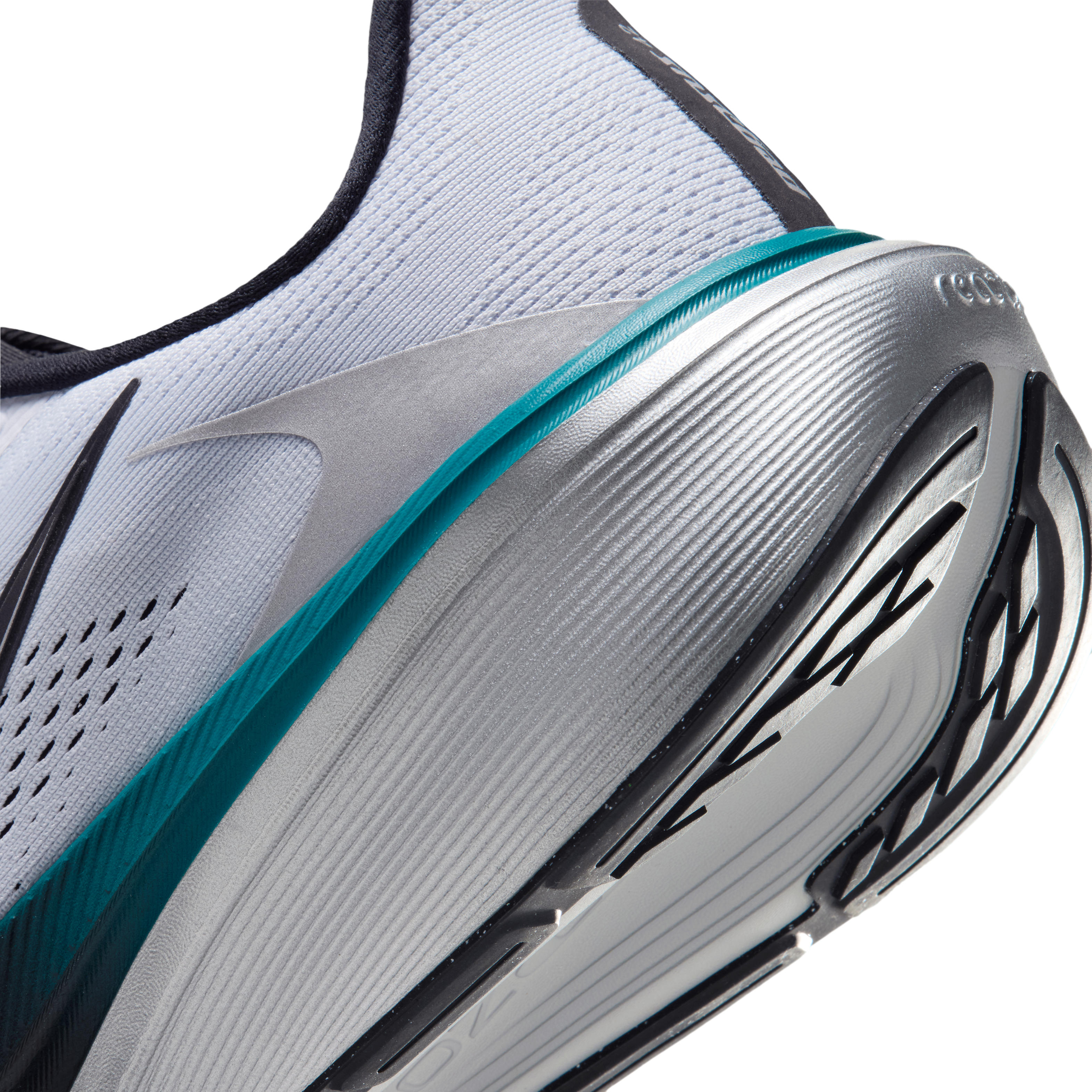 Nike Pegasus 42  Men's Road Running Shoes — Football Grey/Bright Spruce/Metallic Silver/Black — Regular