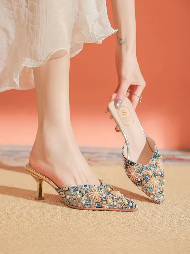 Ethnic Elegant Wedge Sandal