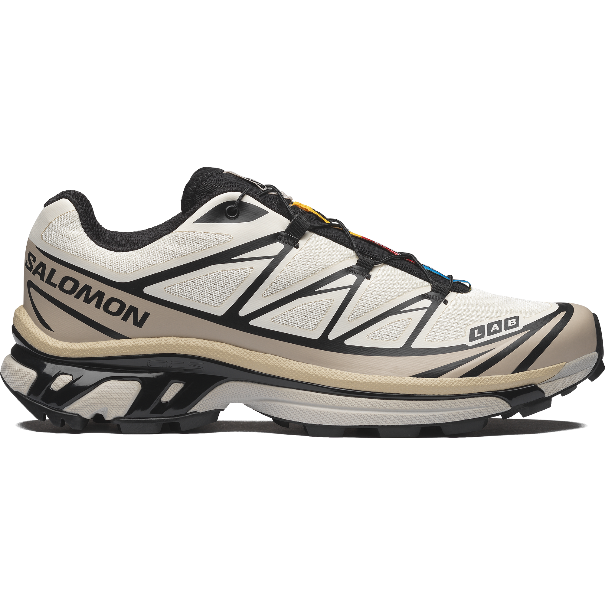 Salomon XT-6 — Vanilla Ice / Black / Silver Cloud — GhostProductImage 1