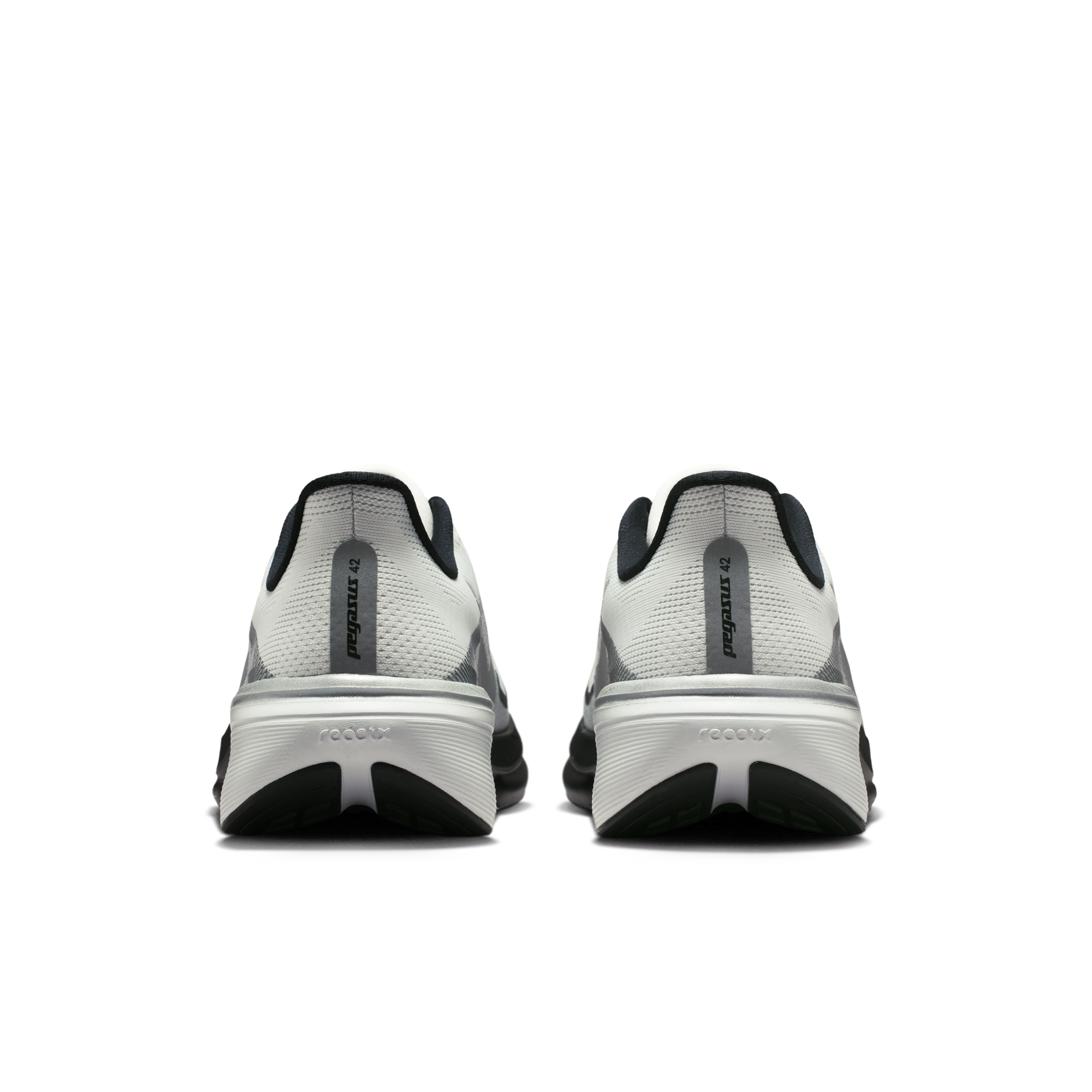 Nike Pegasus 42 Men's Road Running Shoes — Summit White/Photon Dust/Black/Metallic Silver — Regular
