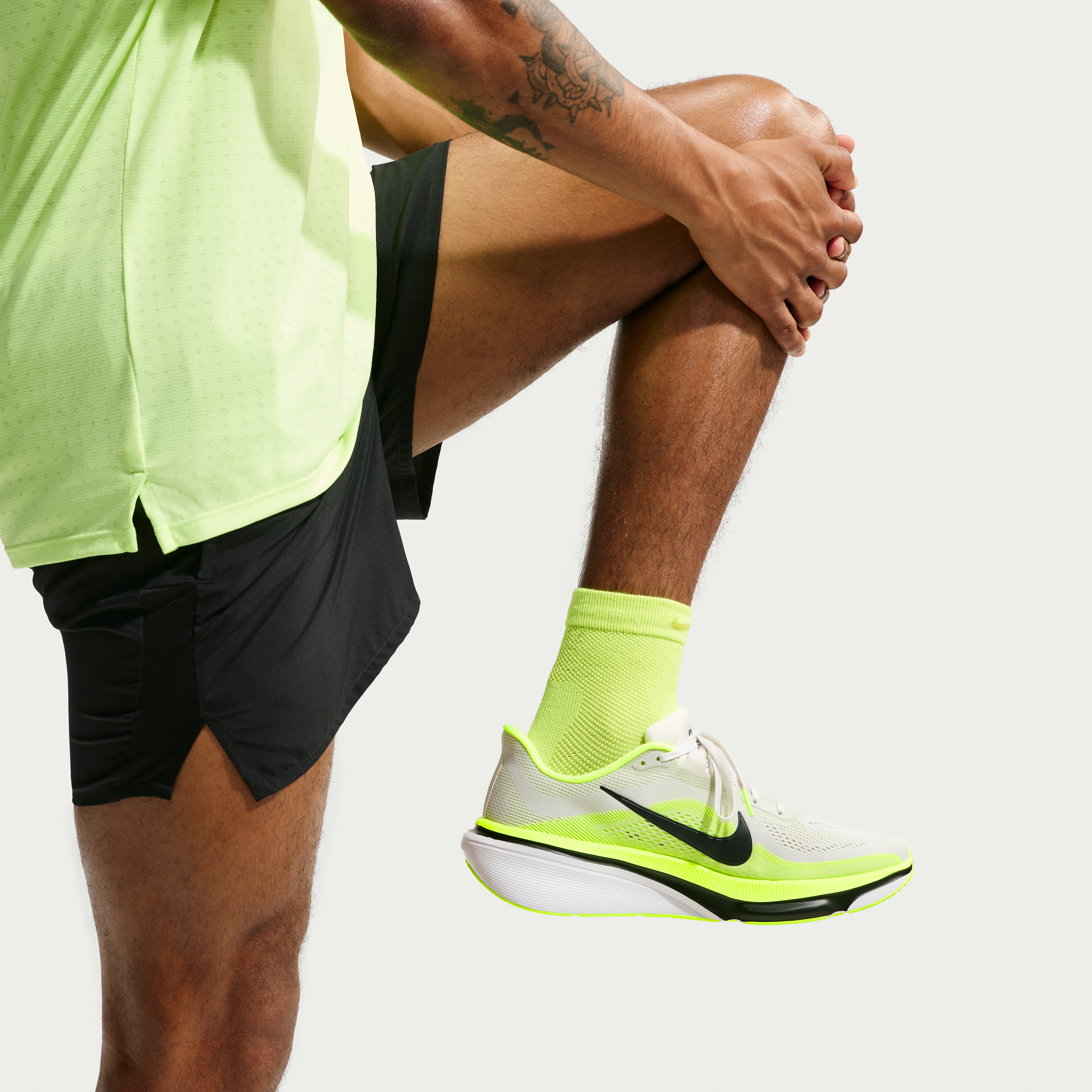 Nike Pegasus 42 Men's Road Running Shoes — Photon Dust/Volt/White/Black — Regular