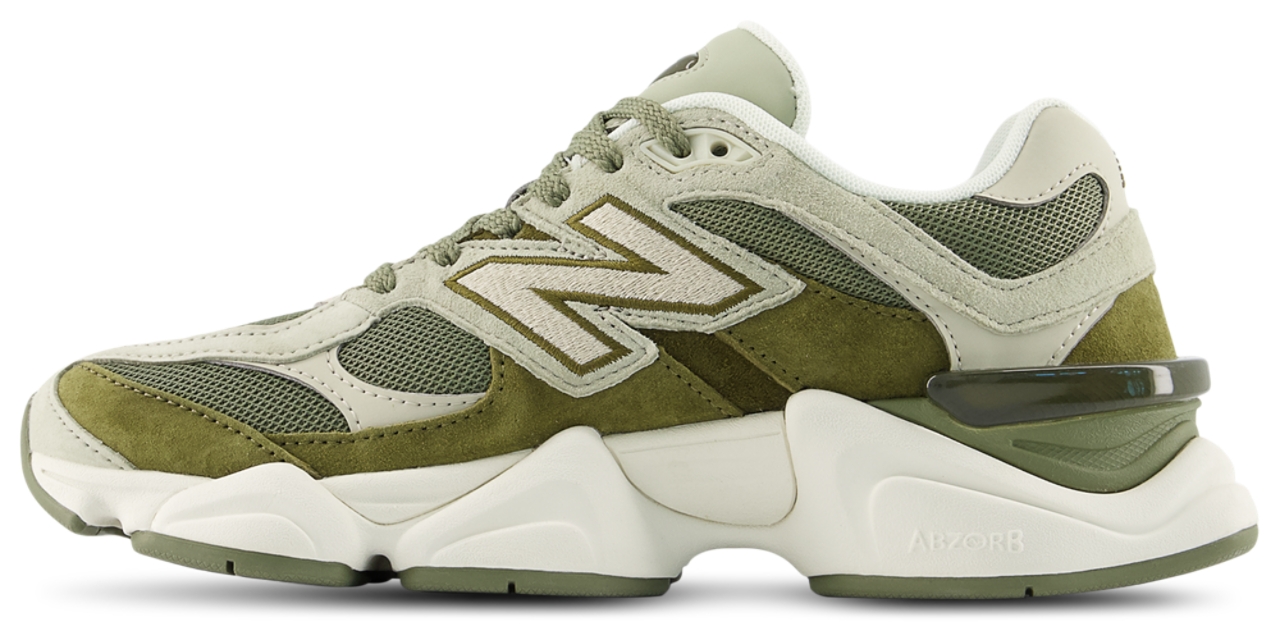 New Balance 9060 - White/Olivine/Dark Olivine - U90604A9 - View 2