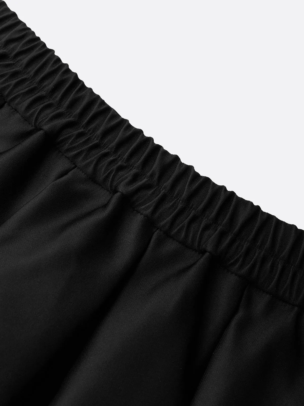 Women Black-white Glitter Tweed Crew Neck Long Sleeve Elegant Coat With Skirt Two-Piece Set
