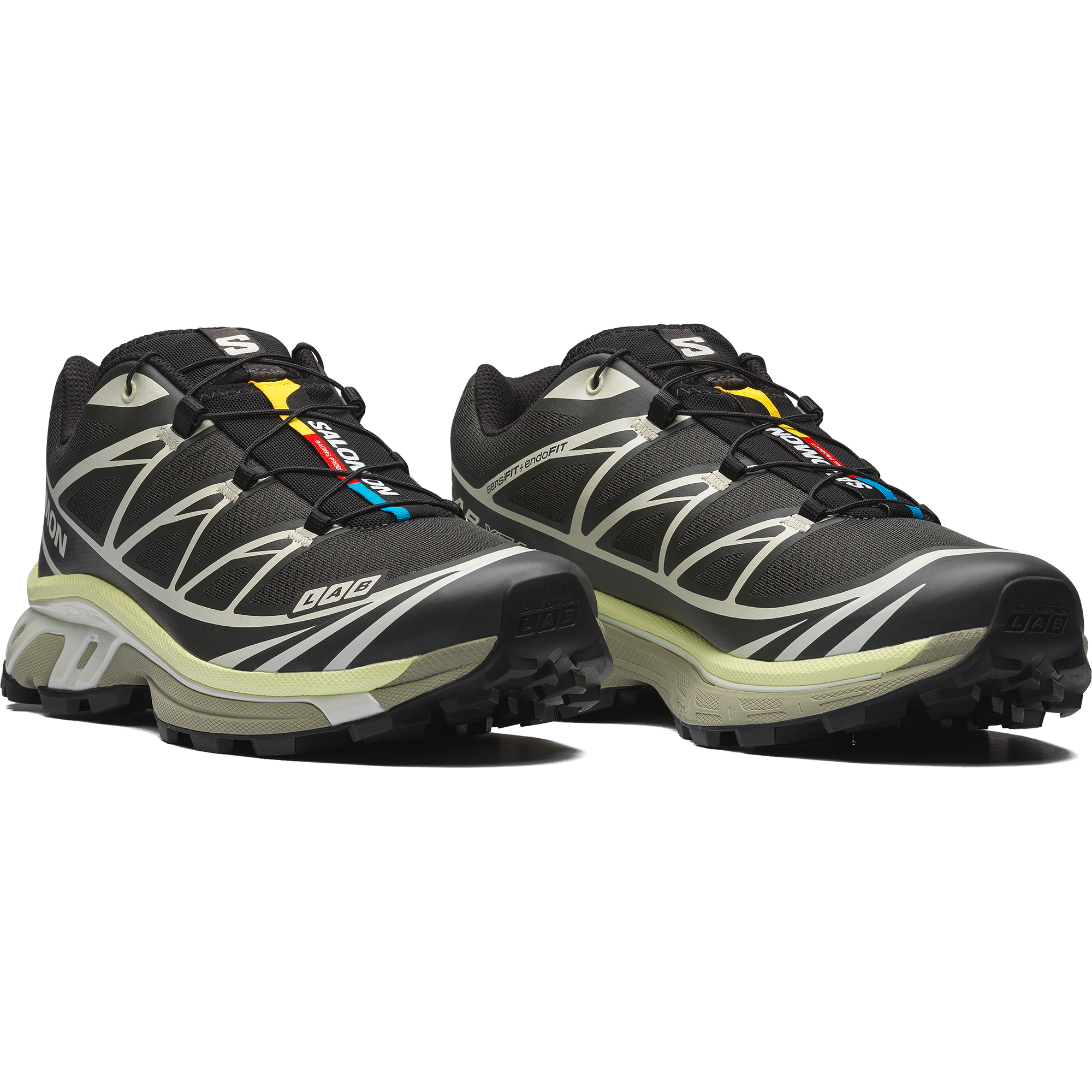 Salomon XT-6 — Peat / Icicle / Lime Cream — GhostProductImage 3