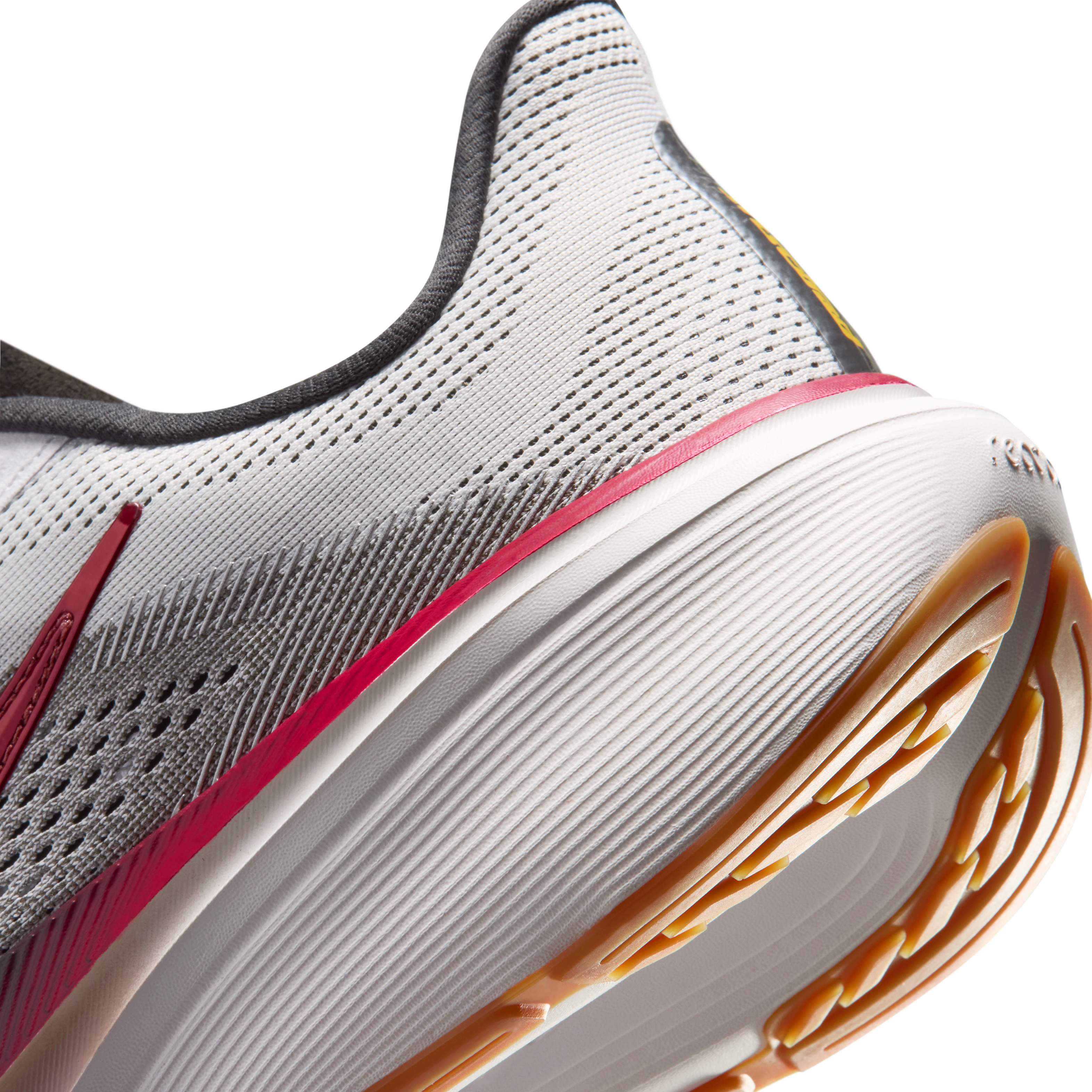 Nike Pegasus 42 Men's Road Running Shoes — Summit White/Off Noir/Light Iron Ore/Fusion Red — Regular