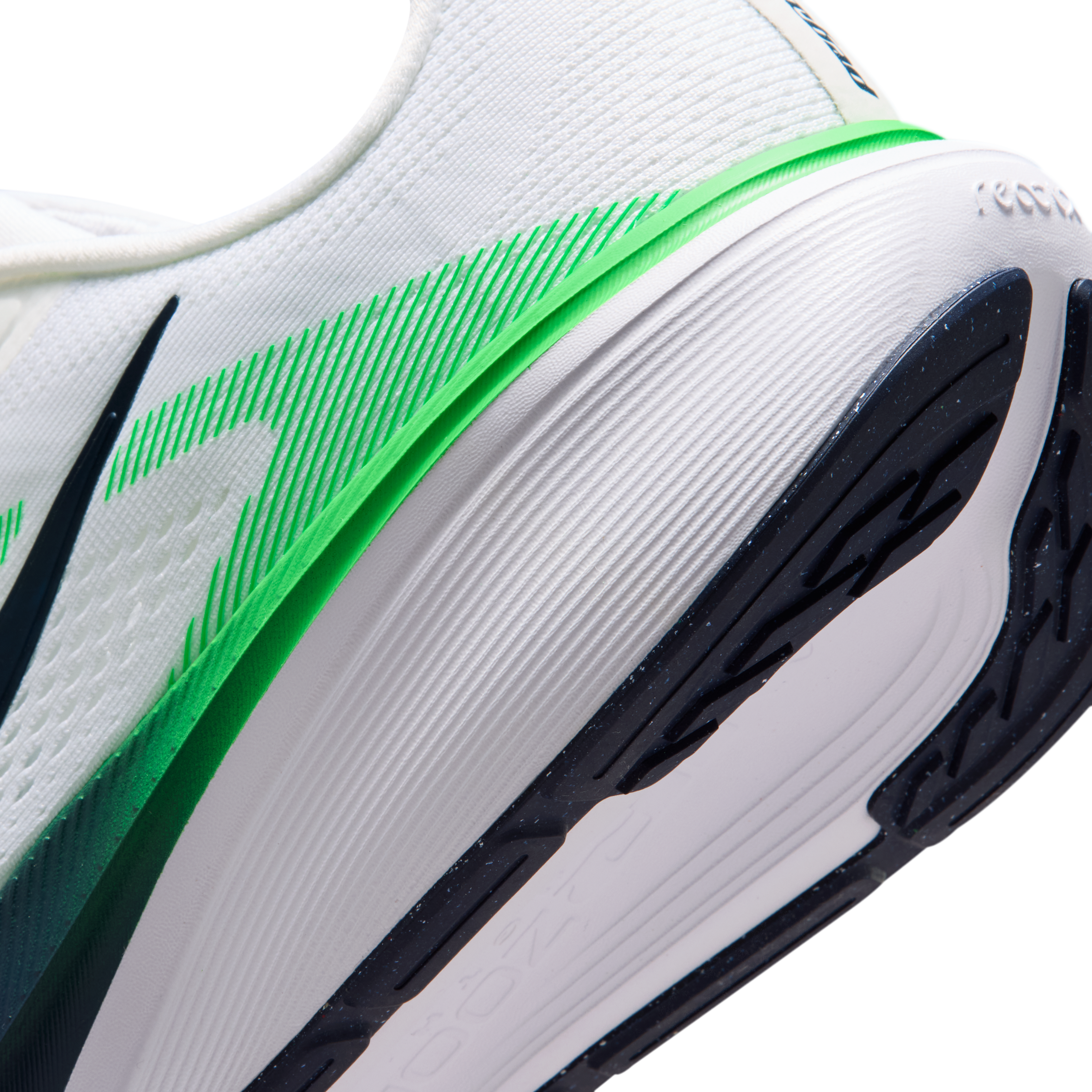 Nike Pegasus 42 Men's Road Running Shoes — White/Green Spark/Midnight Navy — Regular