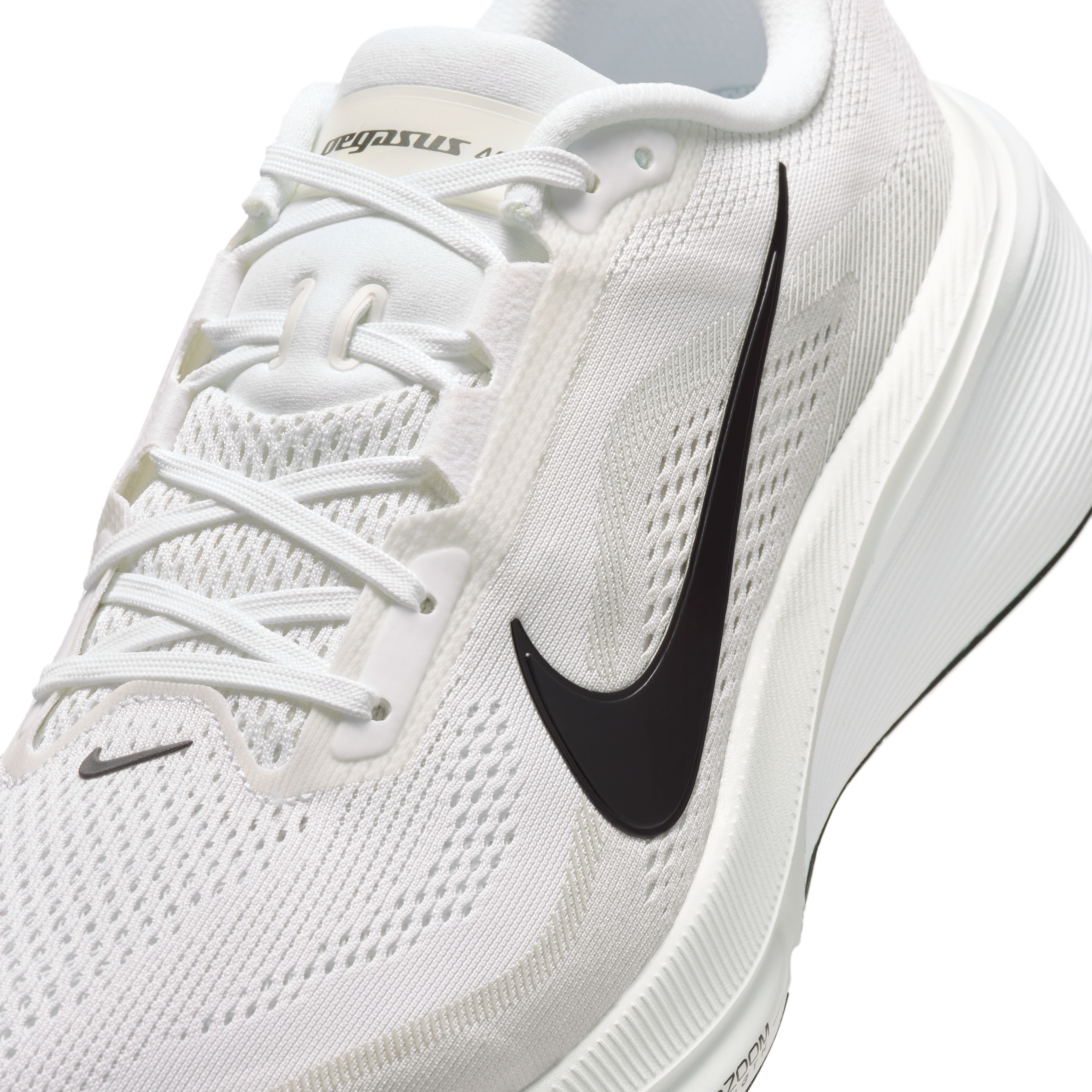 Nike Pegasus 42 Men's Road Running Shoes — White/Photon Dust/Black — Regular