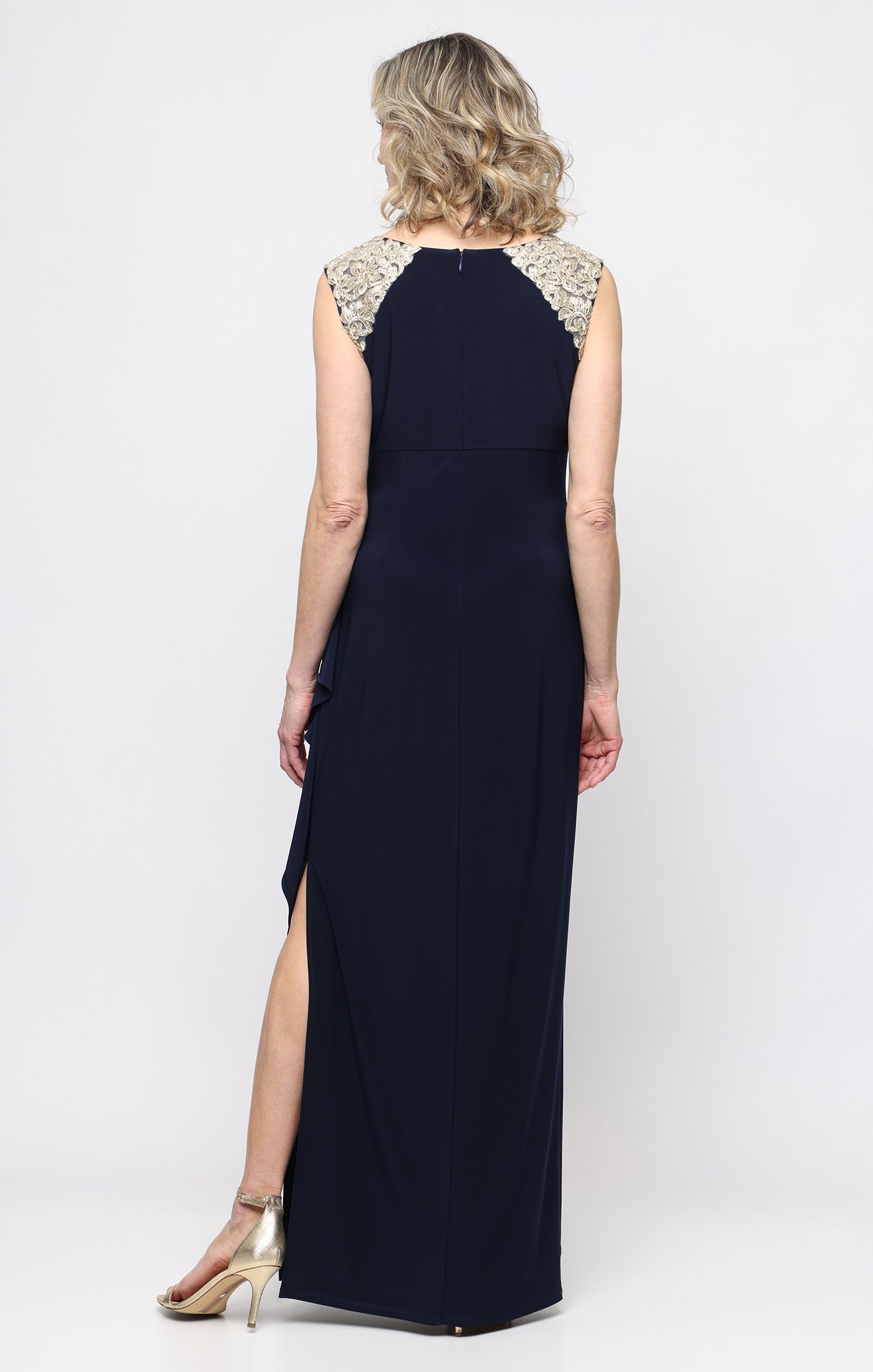 navy / gold