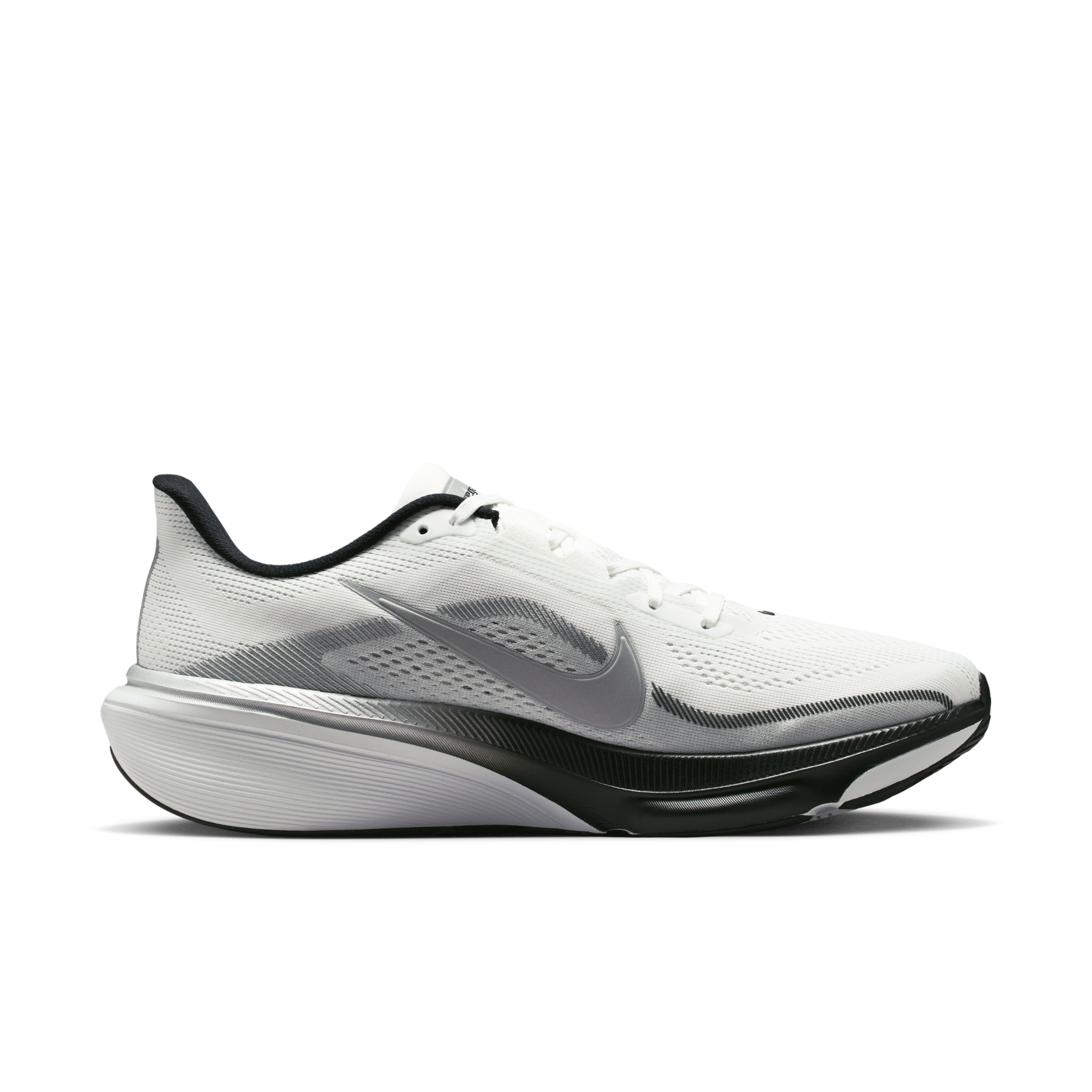 Nike Pegasus 42 Men's Road Running Shoes — Summit White/Photon Dust/Black/Metallic Silver — Regular