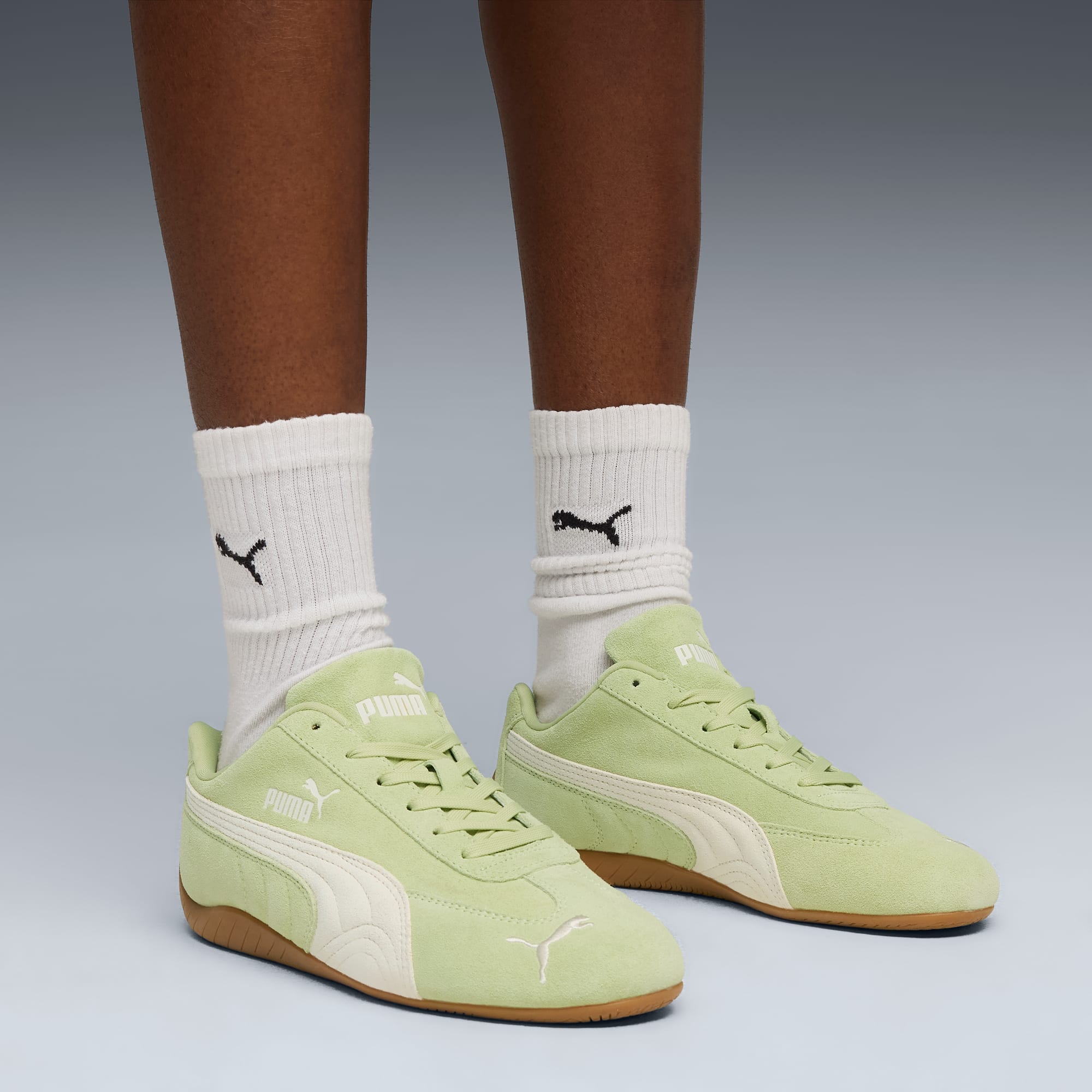Speedcat OG Sneakers, Pistachio Green-Warm White, extralarge