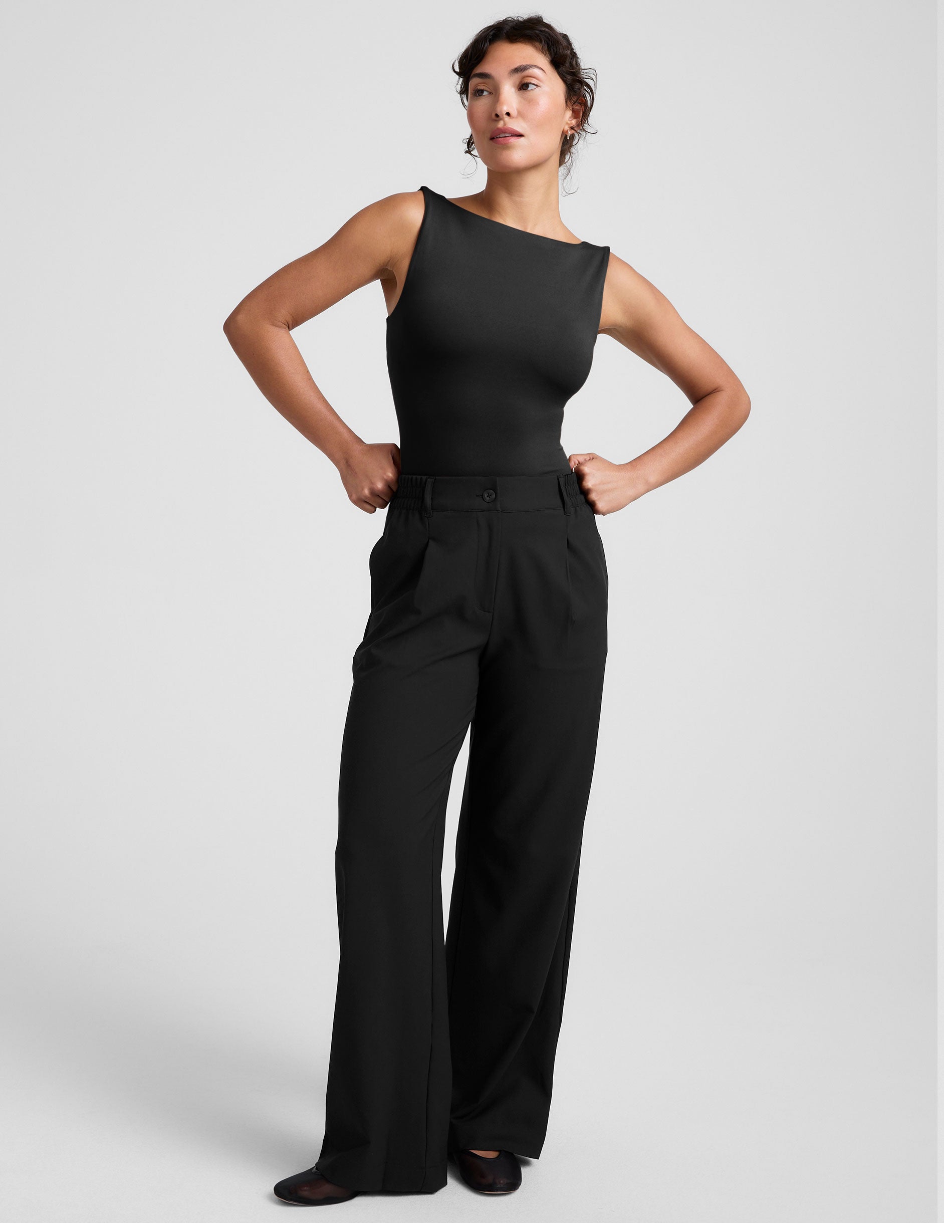 Eclipse Open Back Tank - Black