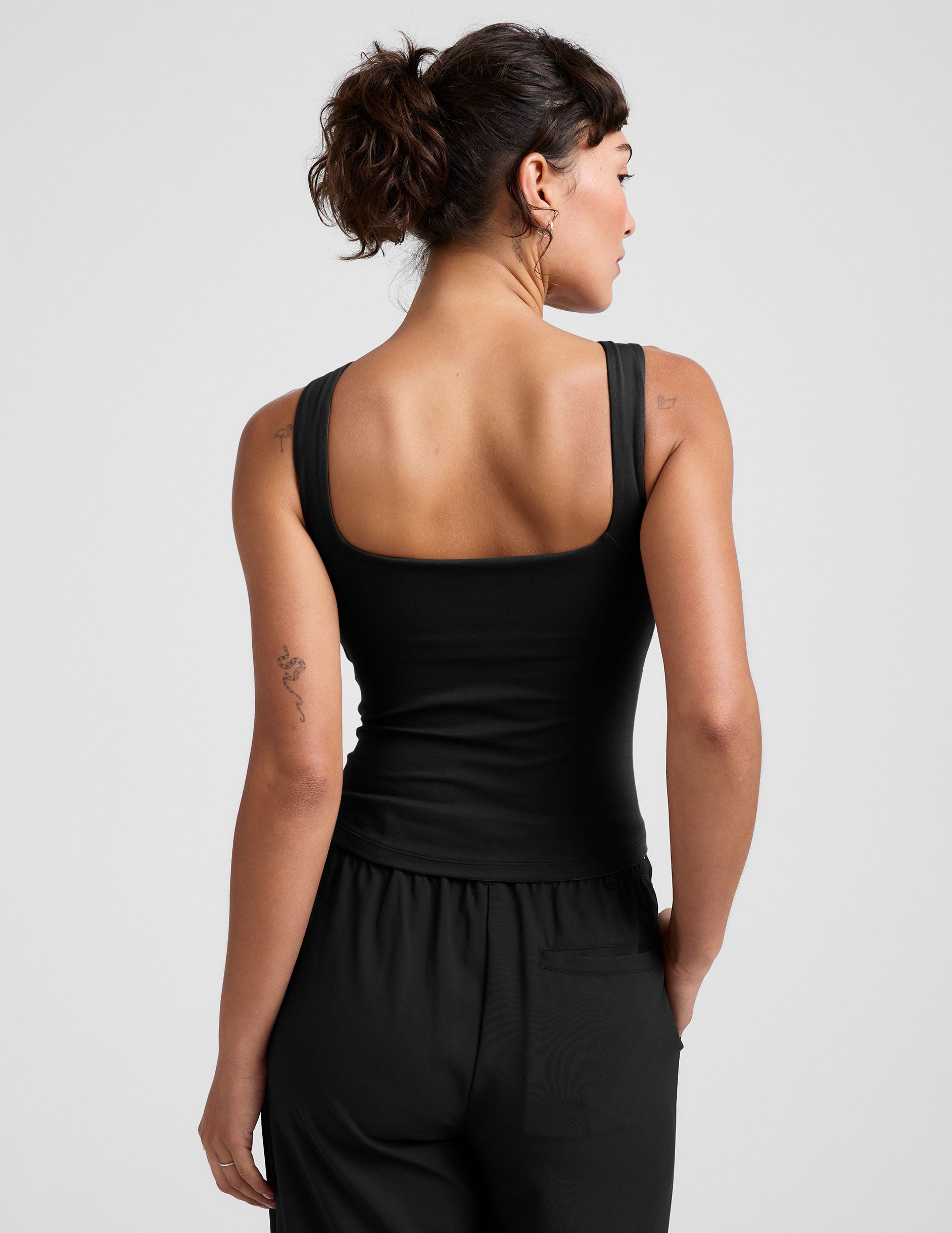 Eclipse Open Back Tank - Black