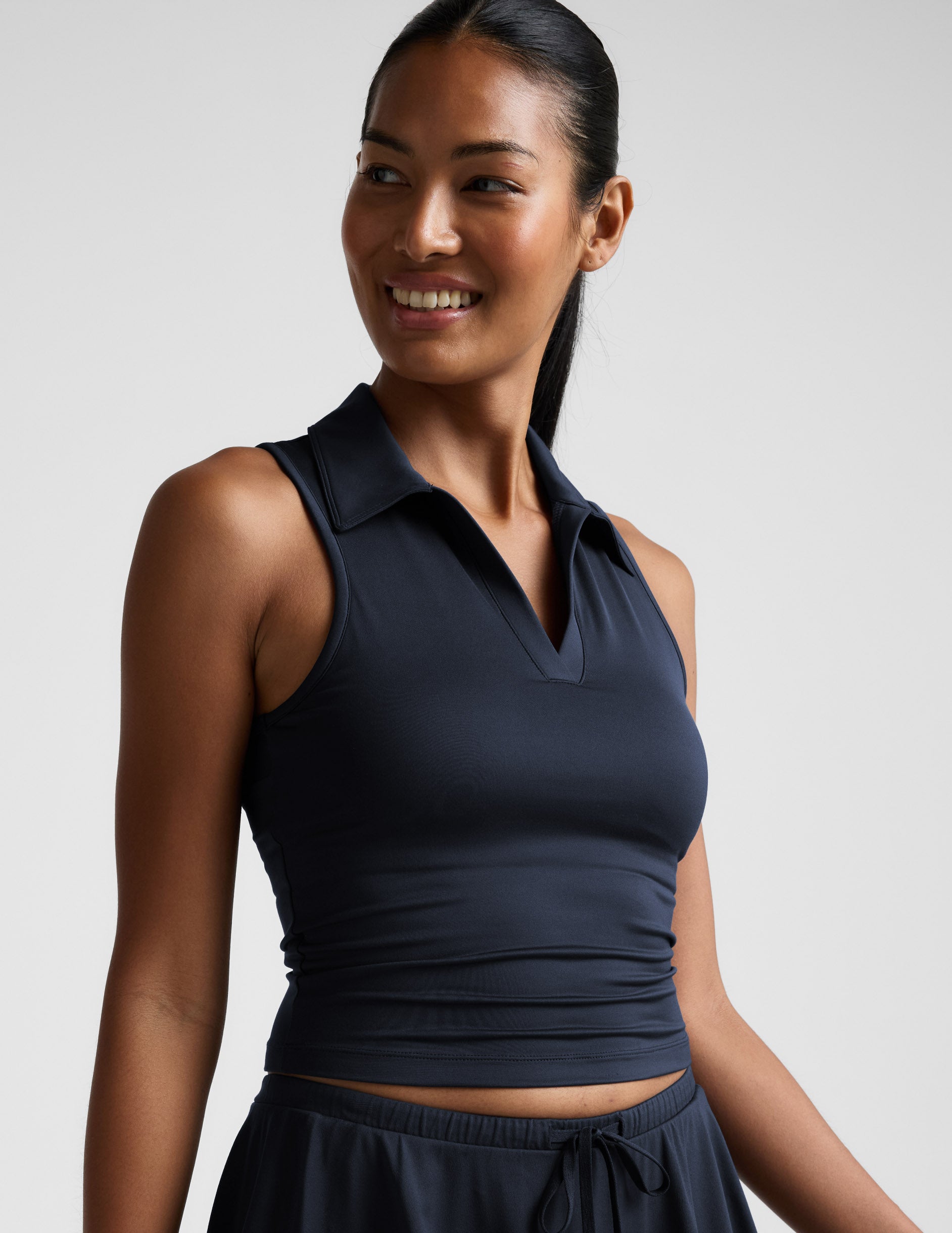 Sport Active Polo Tank - Nocturnal Navy