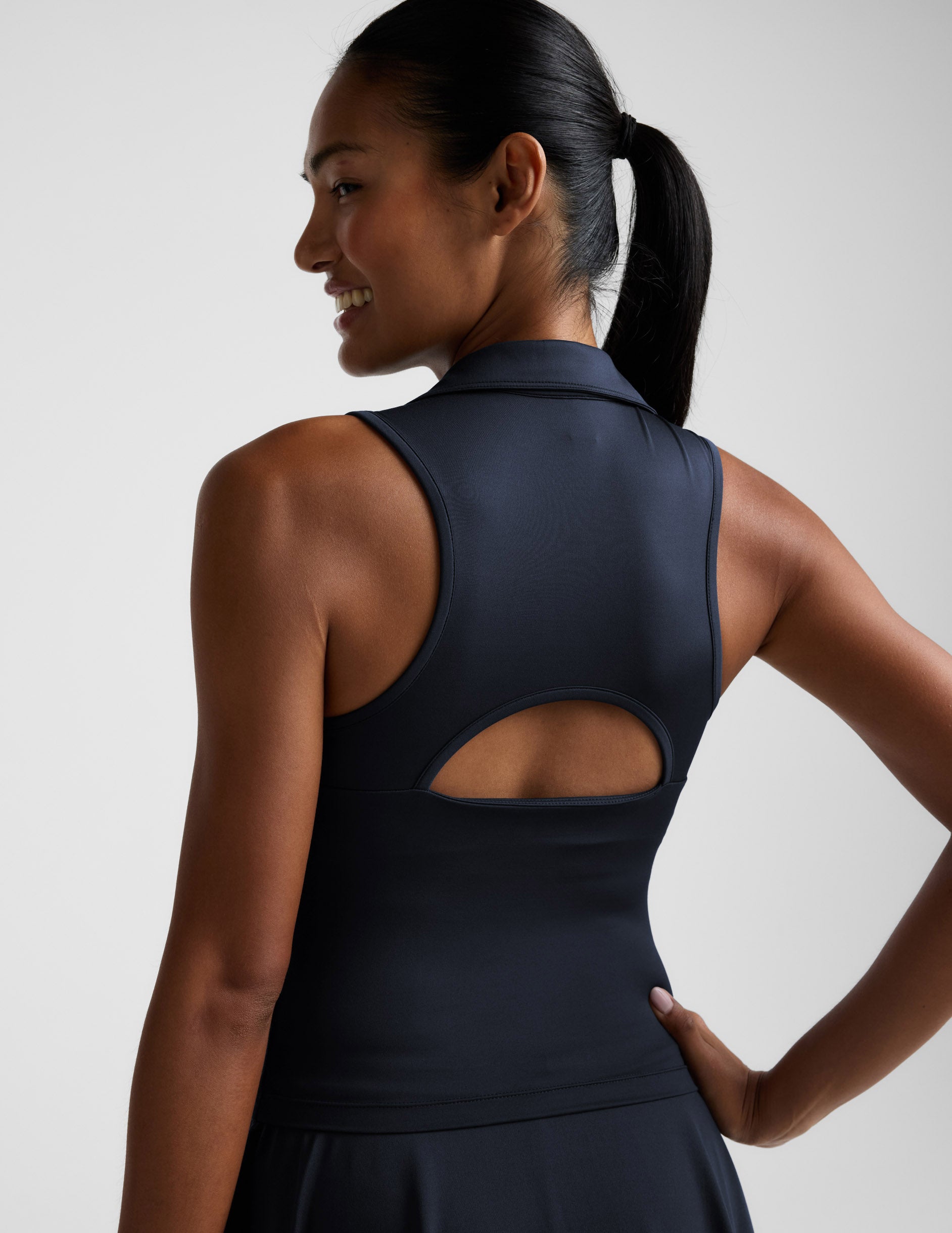 Sport Active Polo Tank - Nocturnal Navy