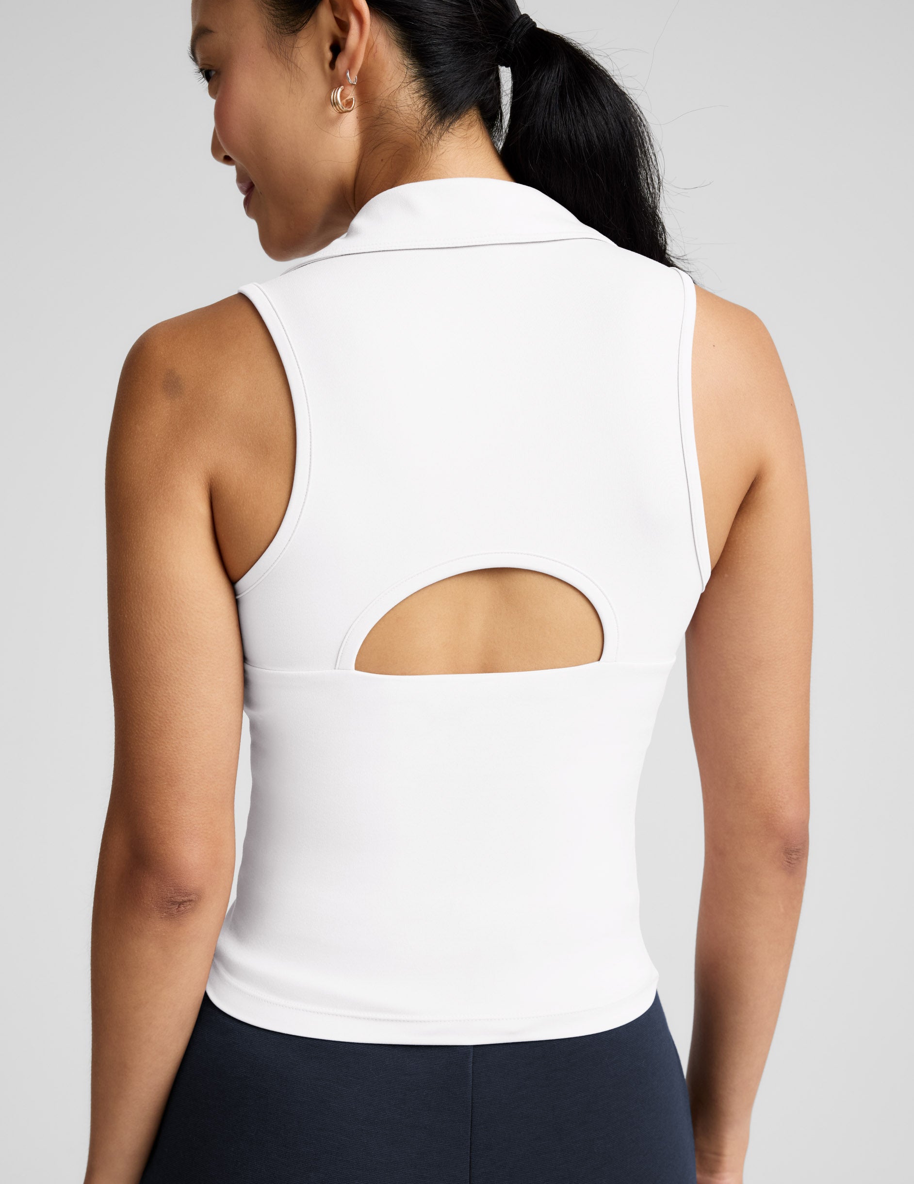 Sport Active Polo Tank - White
